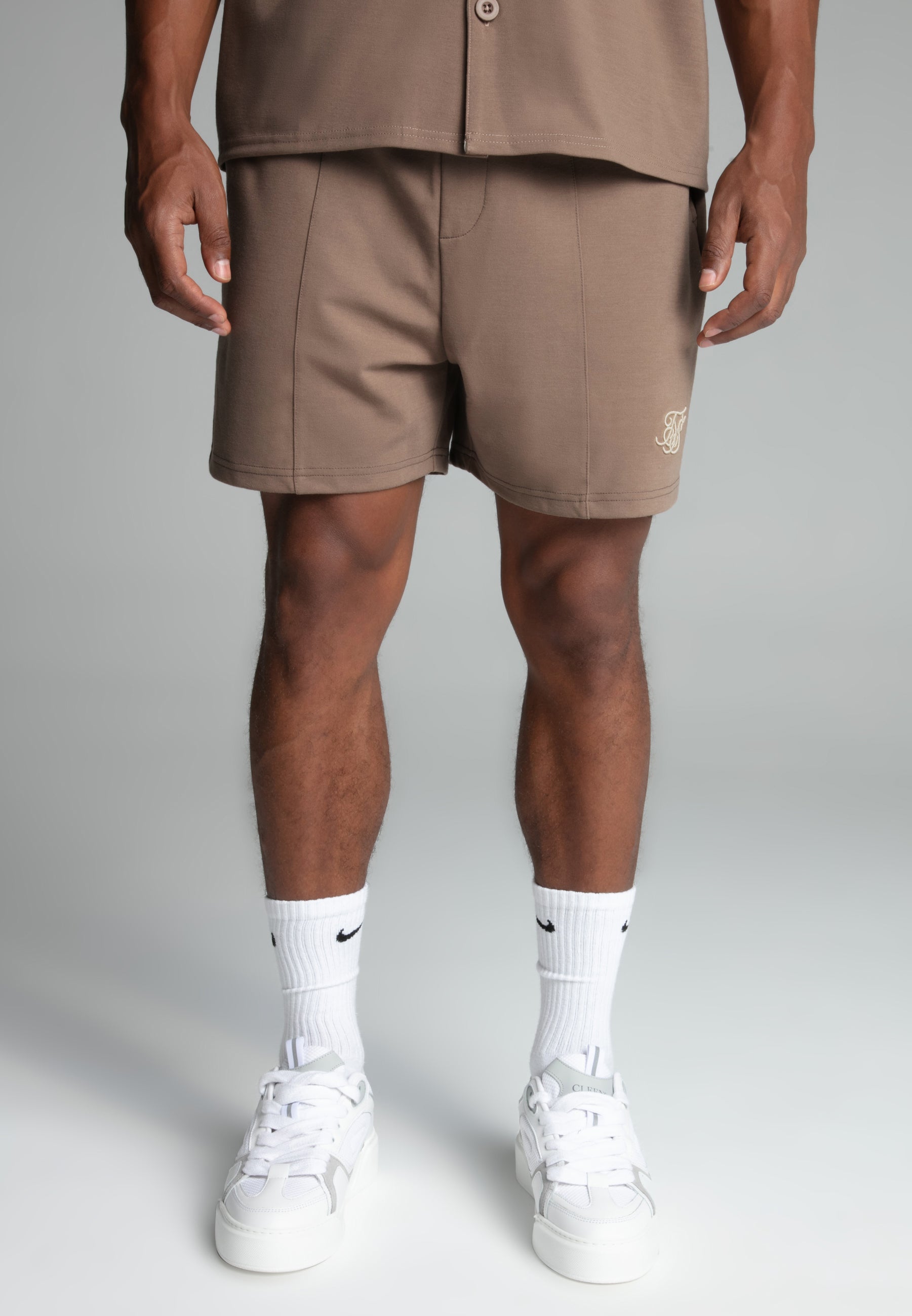 Pantaloncini retrò in beige Pantaloncini SikSilk