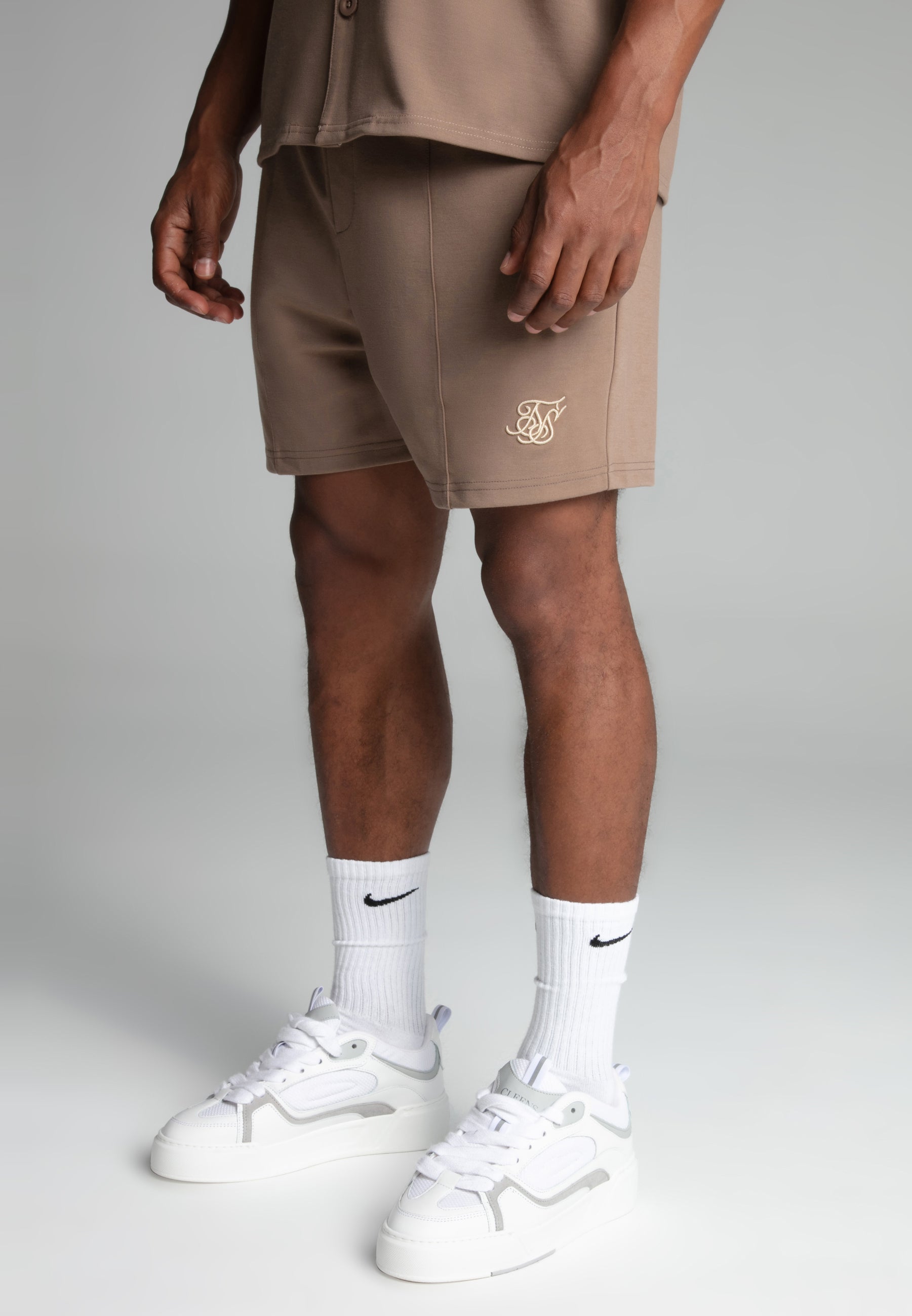 Pantaloncini retrò in beige Pantaloncini SikSilk