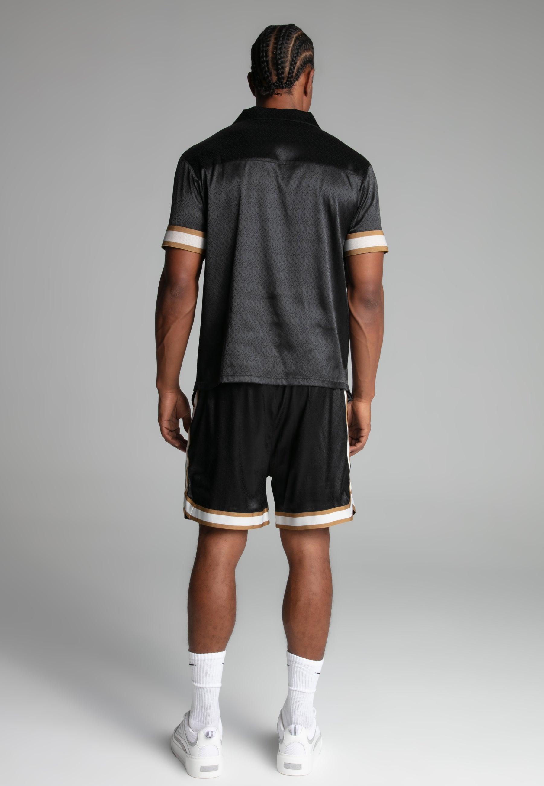 Camicia Resort in Nero Camicie SikSilk