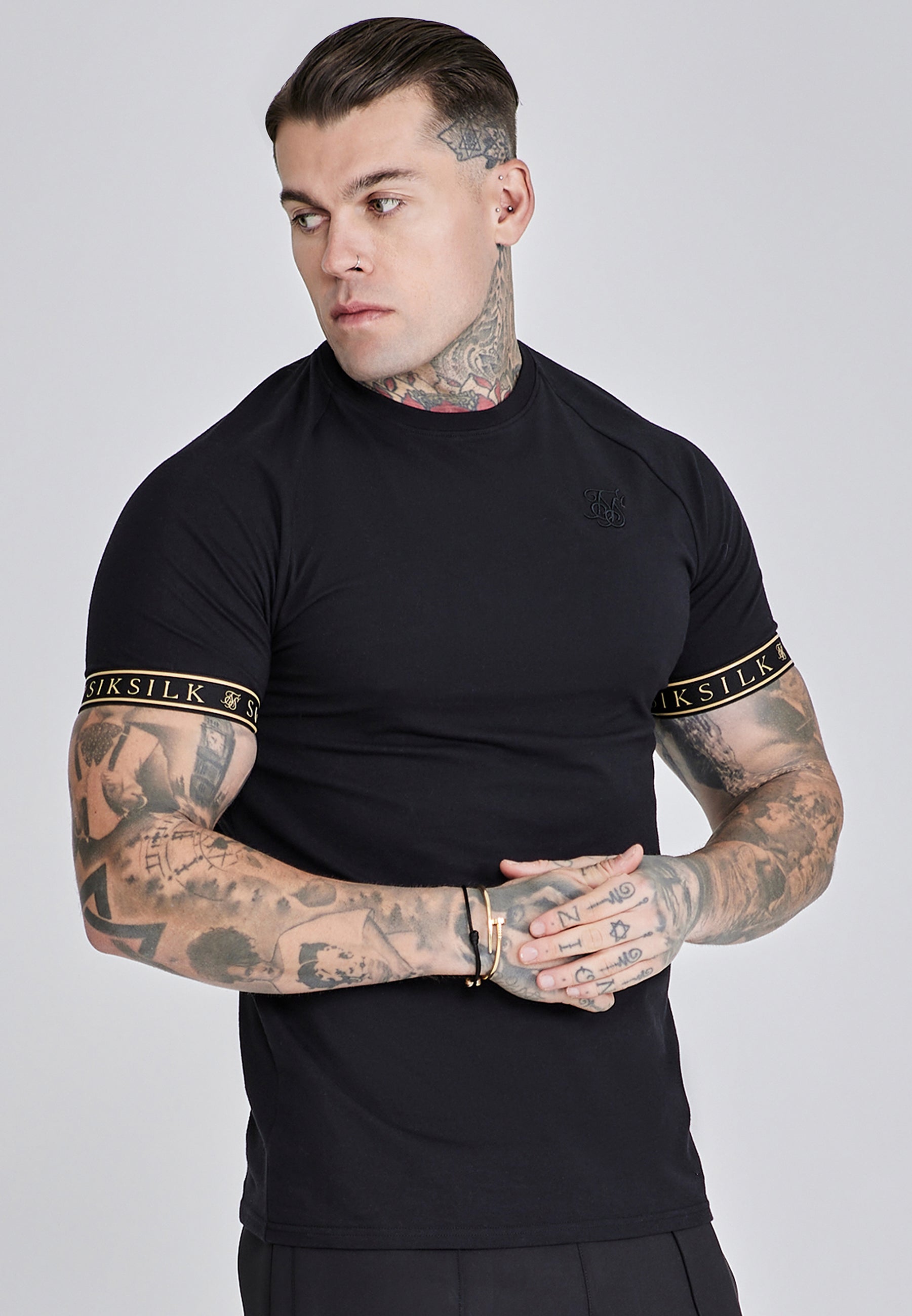 Maglietta Tech in nero Magliette SikSilk