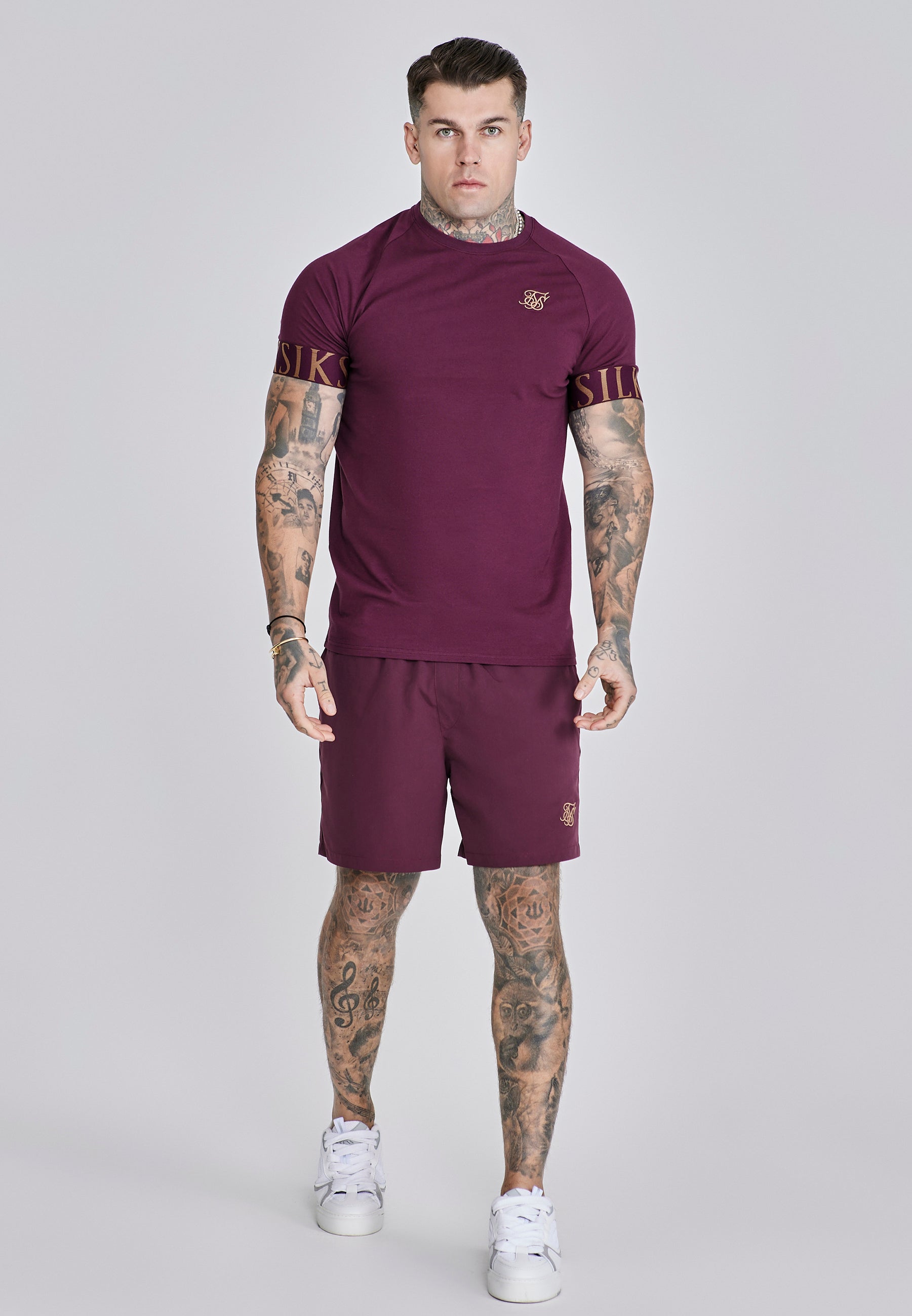 Maglietta Tech in borgogna Magliette SikSilk