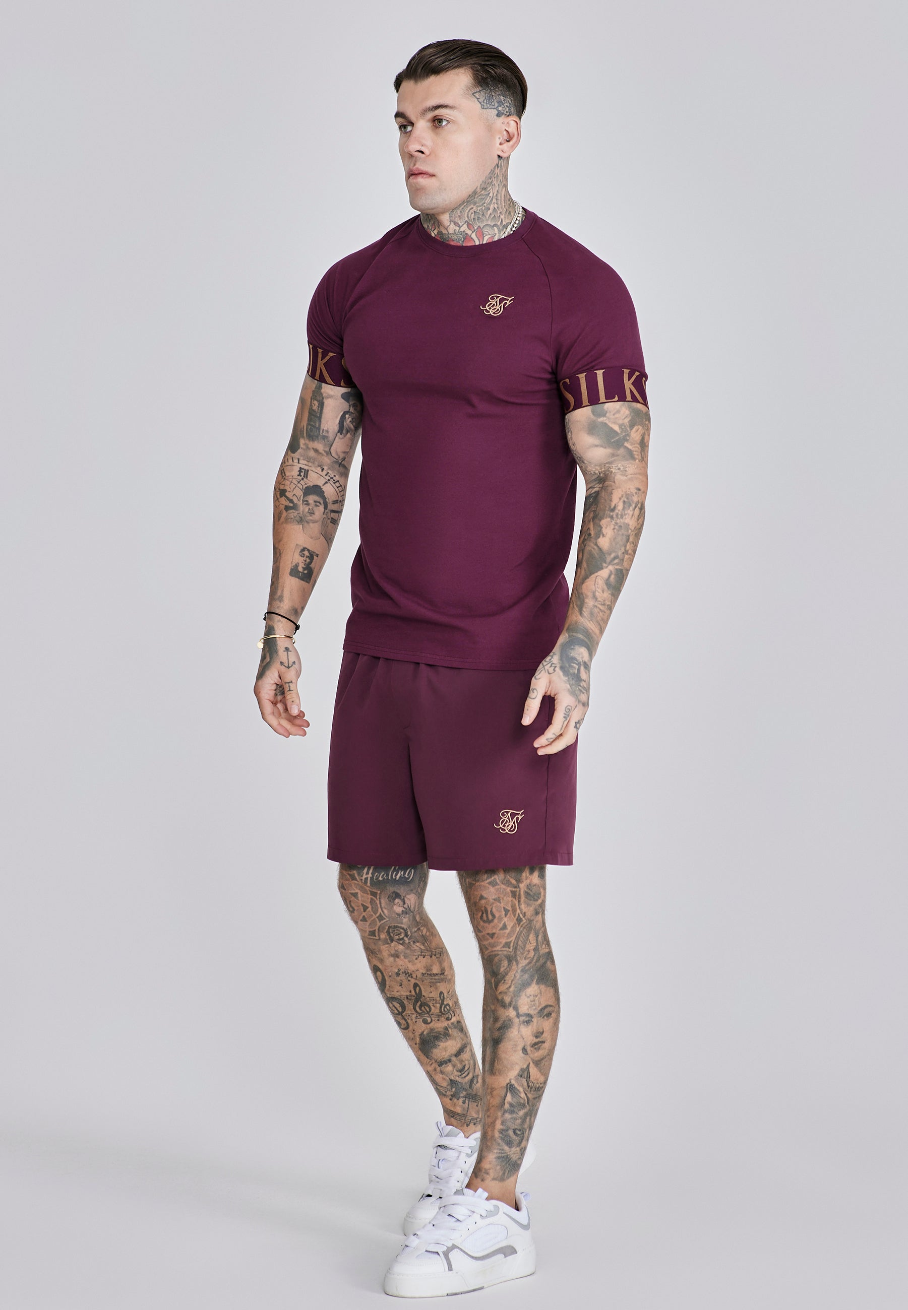 Maglietta Tech in borgogna Magliette SikSilk