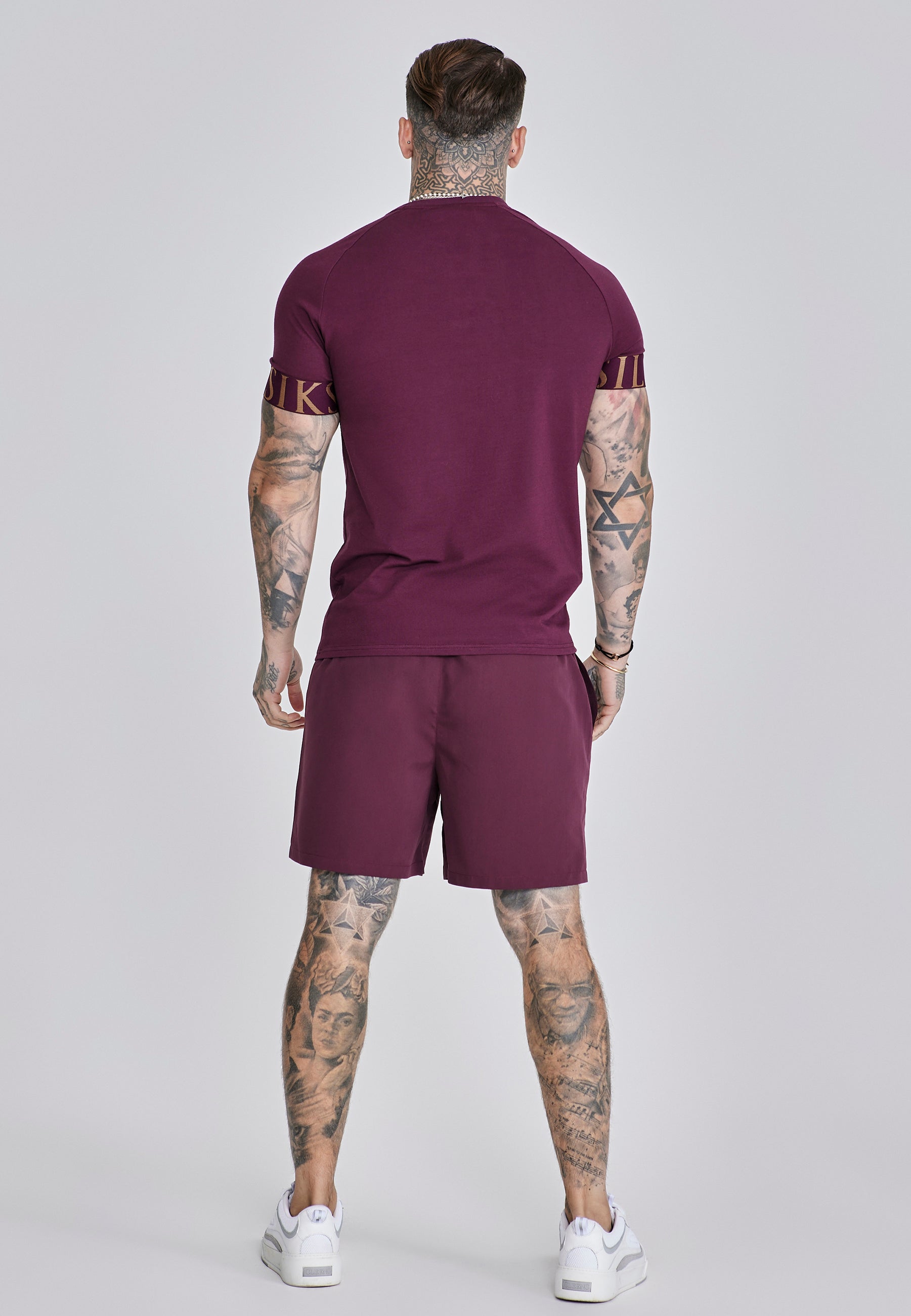 Maglietta Tech in borgogna Magliette SikSilk