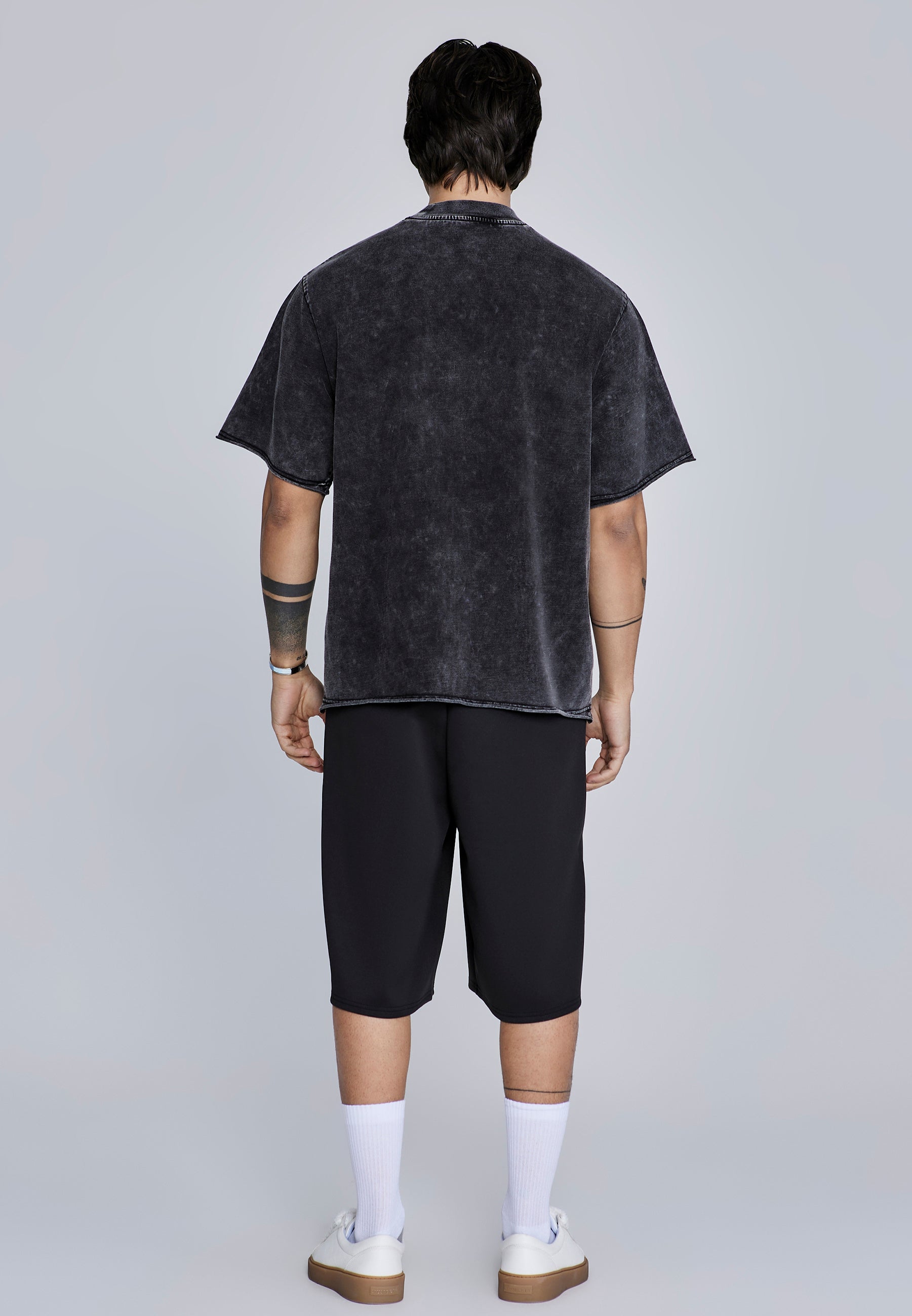 Maglietta oversize in nero Magliette SikSilk