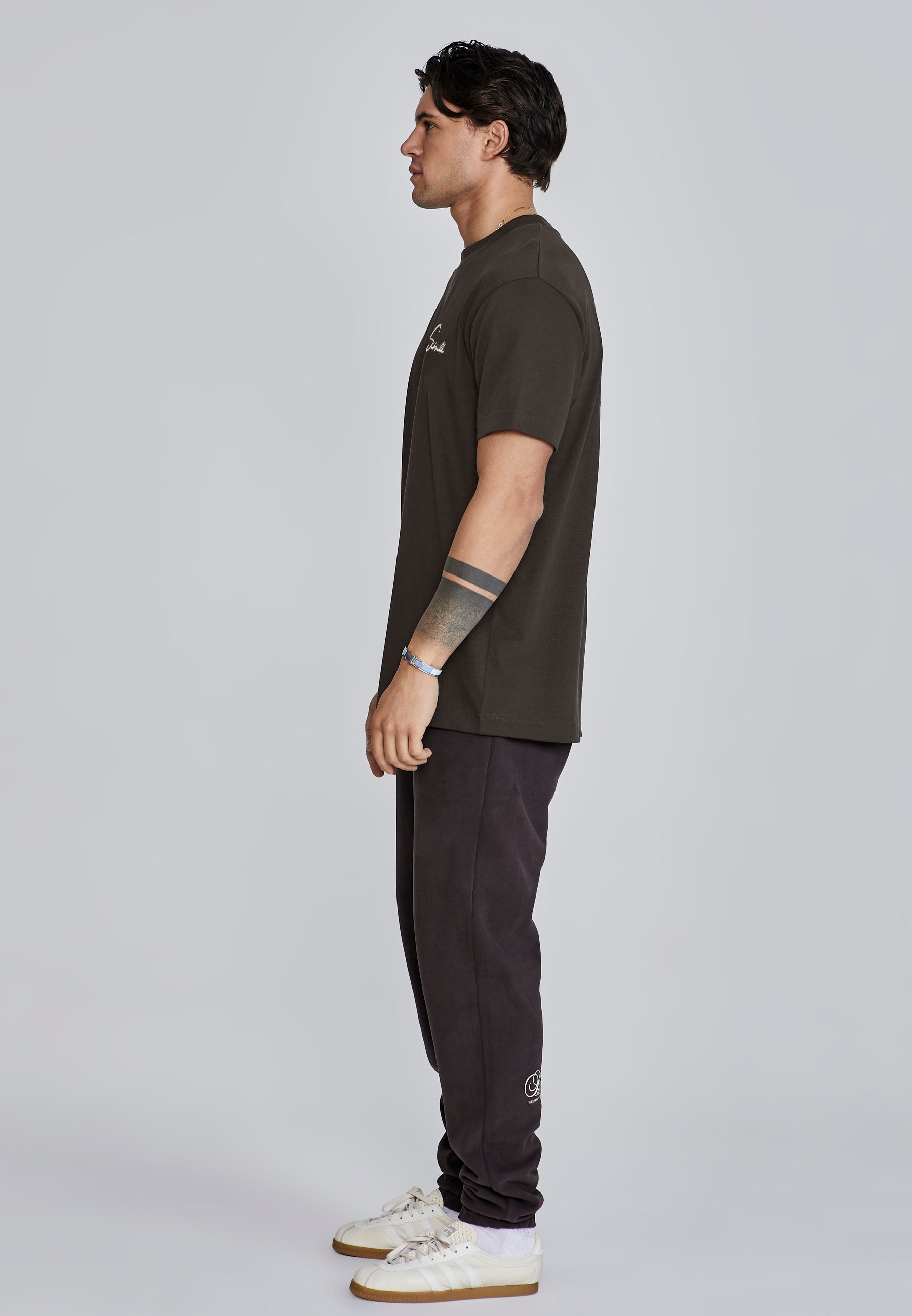 Maglietta Signature in marrone Magliette SikSilk