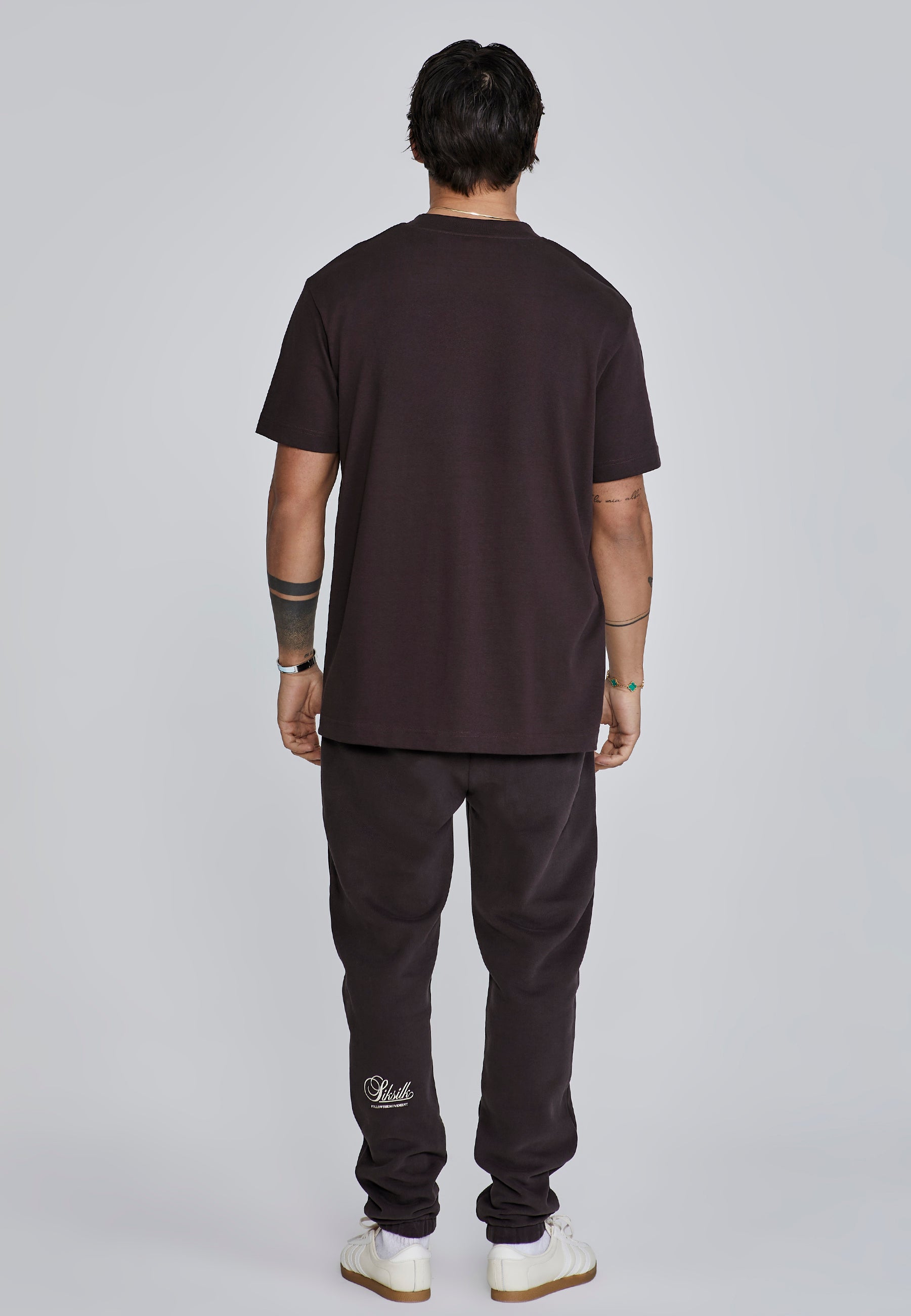 Maglietta Signature in marrone Magliette SikSilk