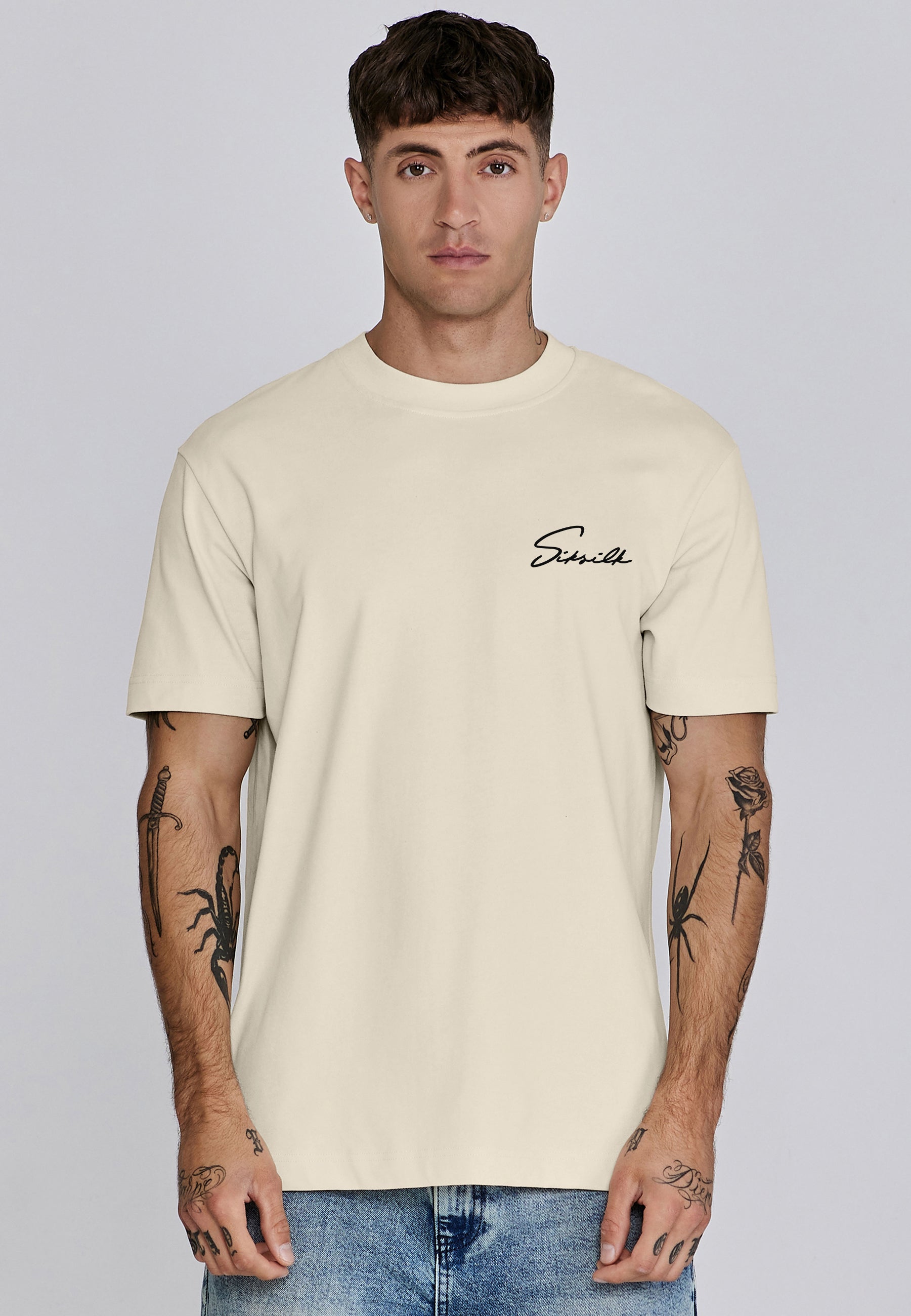 T-shirt Signature in ecru T-shirt SikSilk