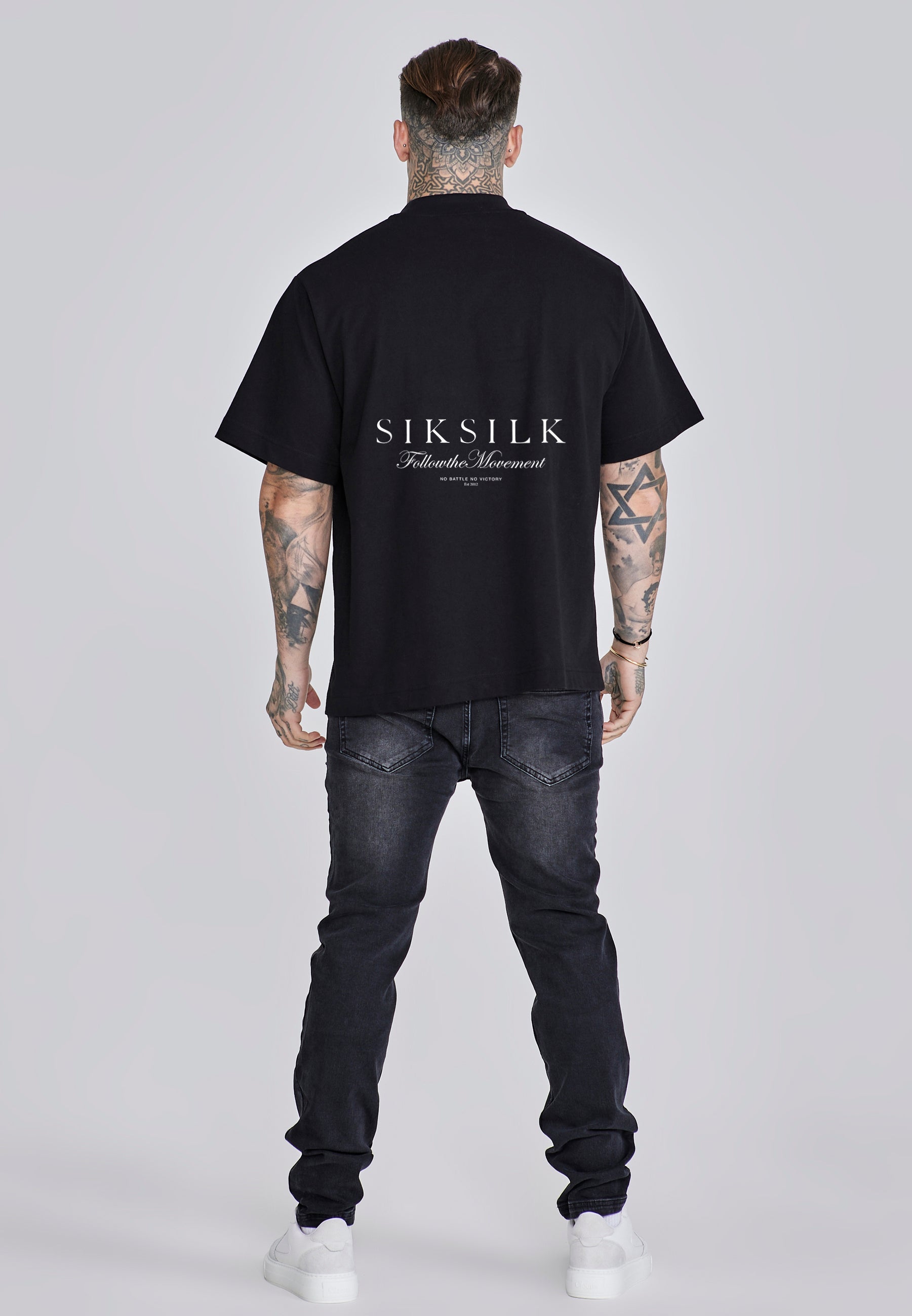 Maglietta grafica in nero Magliette SikSilk