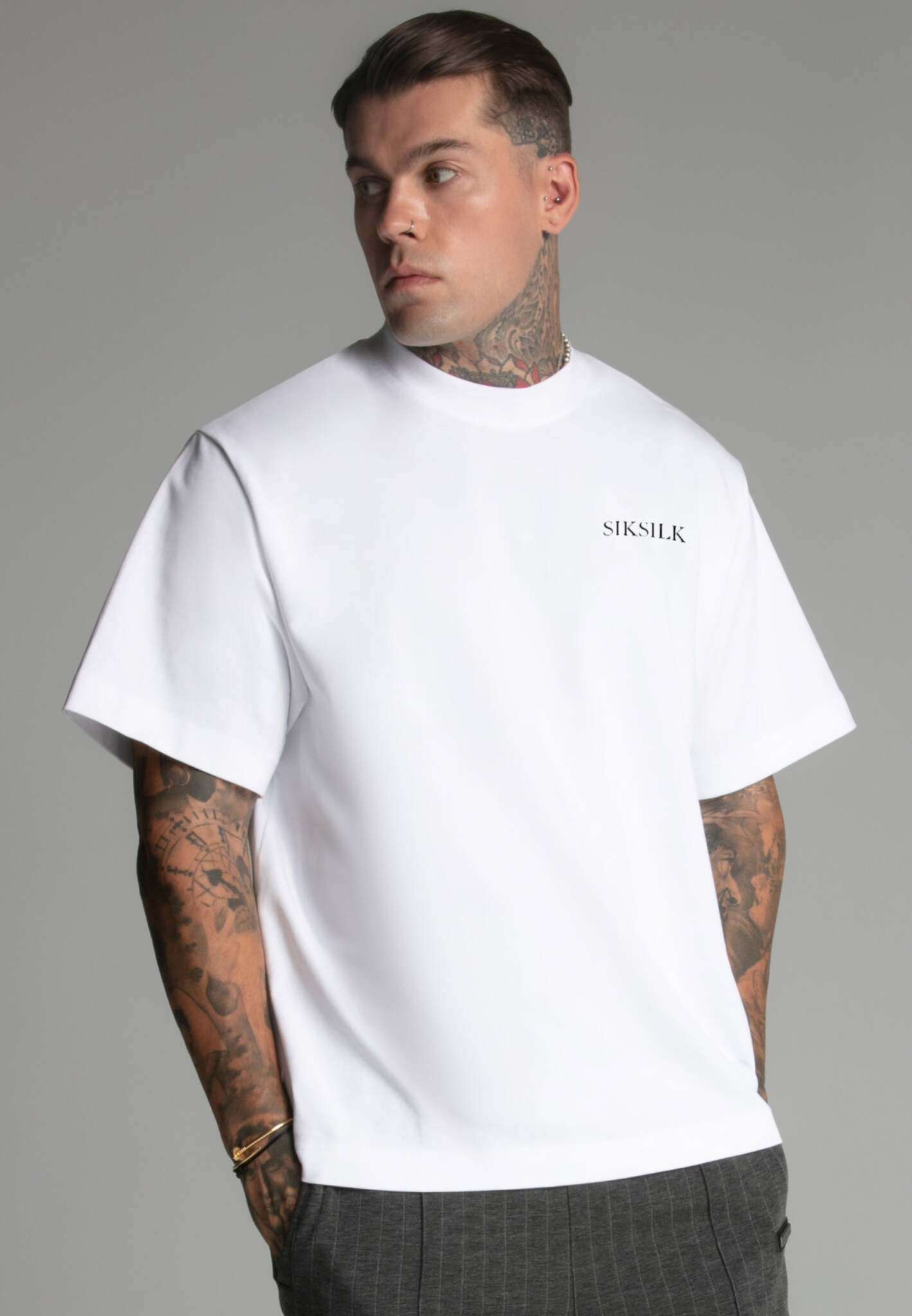 Maglietta grafica in bianco Magliette SikSilk