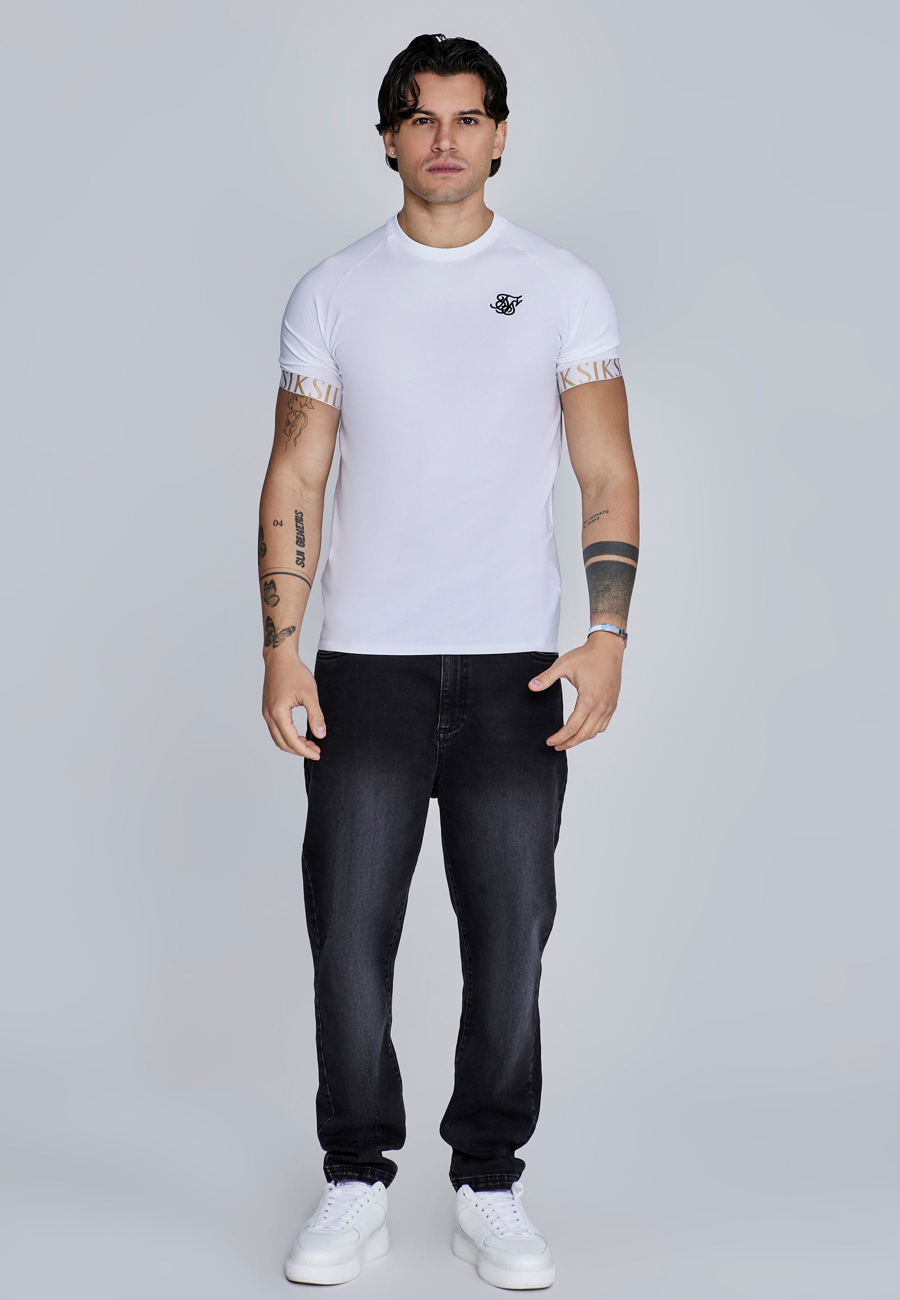 Maglietta Tech in Bianco Magliette SikSilk