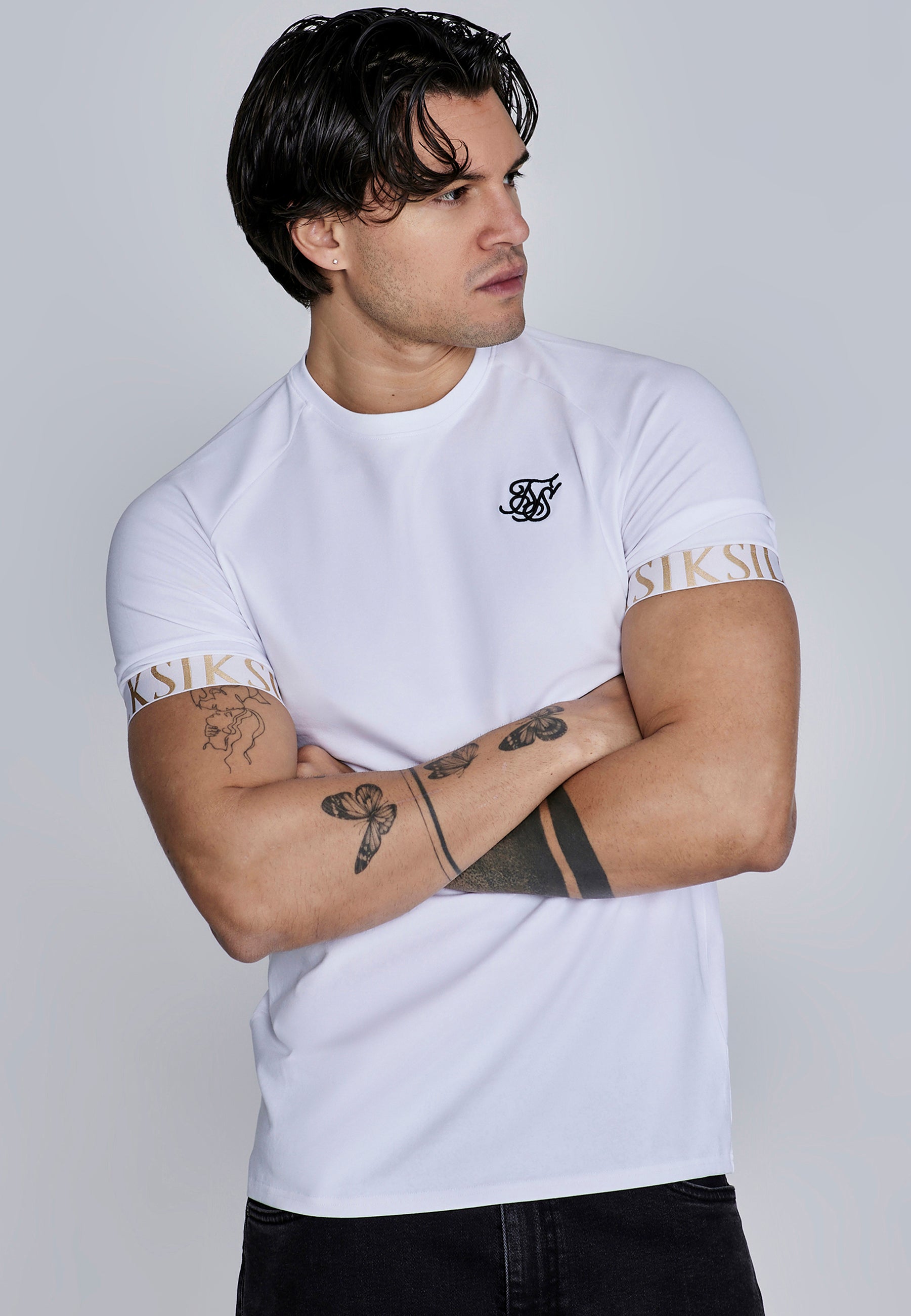 Maglietta Tech in Bianco Magliette SikSilk