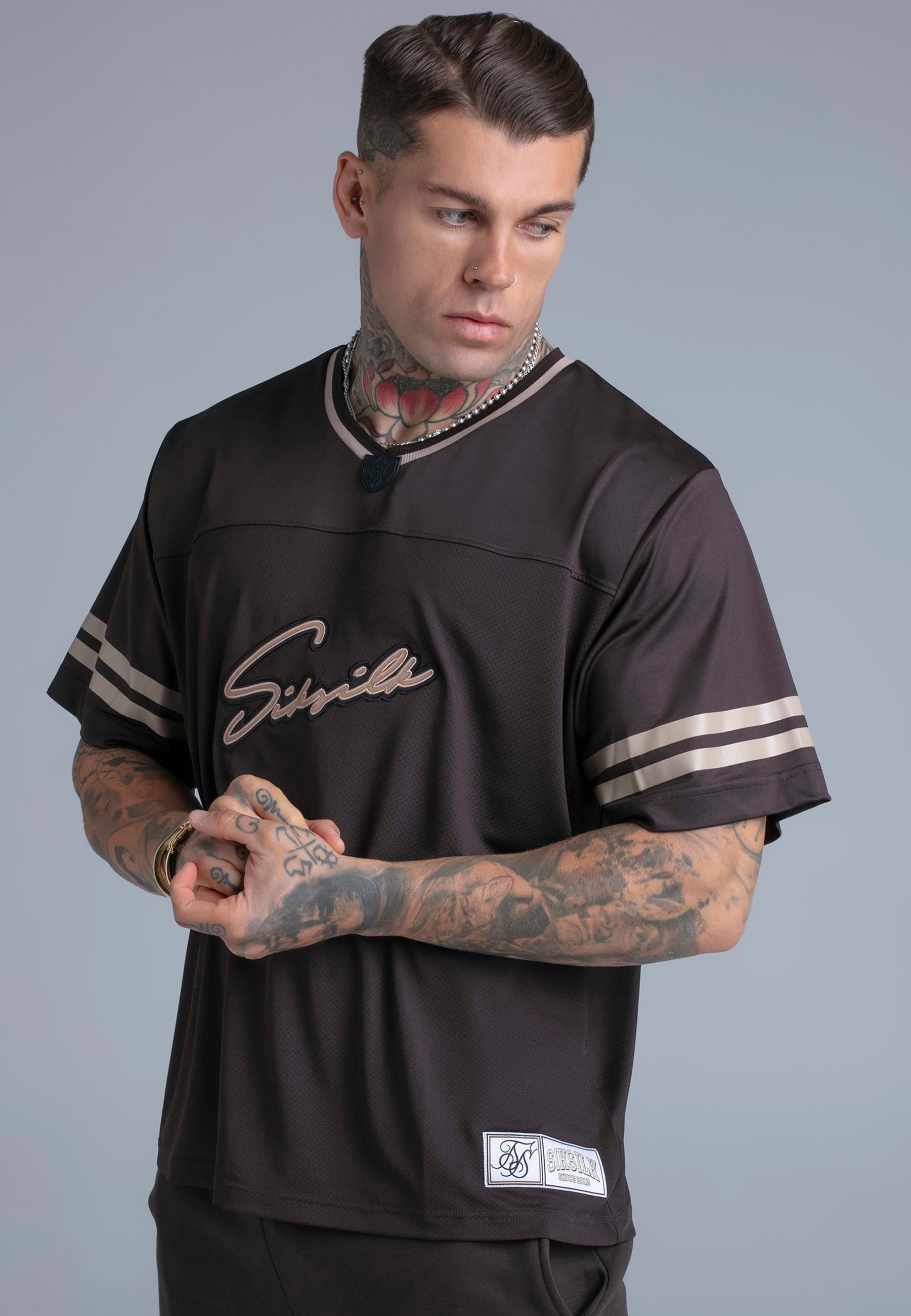 Maglietta da football in marrone