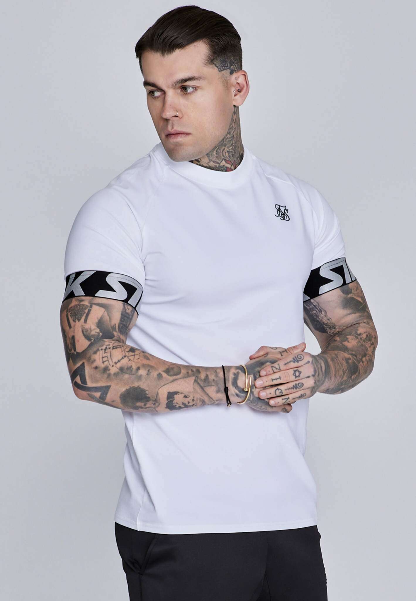 Maglietta Tech in Bianco Magliette SikSilk