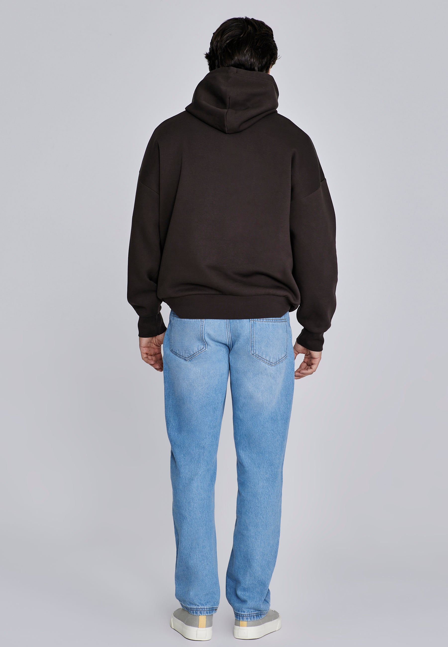 Felpa con cappuccio Essentials in Marrone Felpa con cappuccio SikSilk