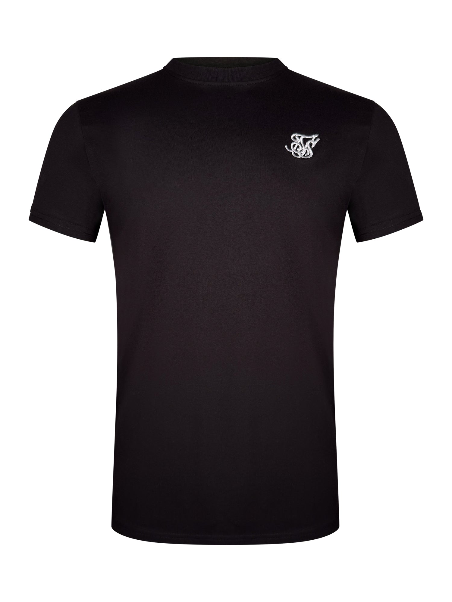 Maglietta Essentials in Nero Magliette SikSilk