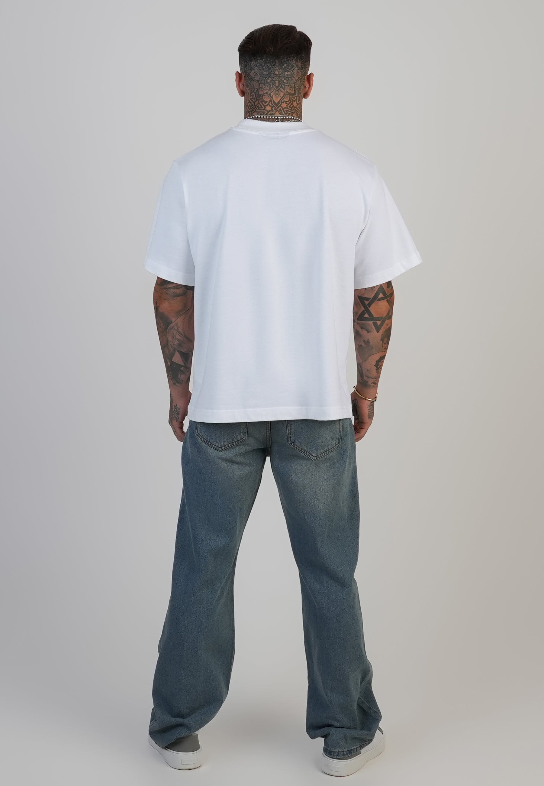 Jeans loose fit in blu vintage lavato SikSilk
