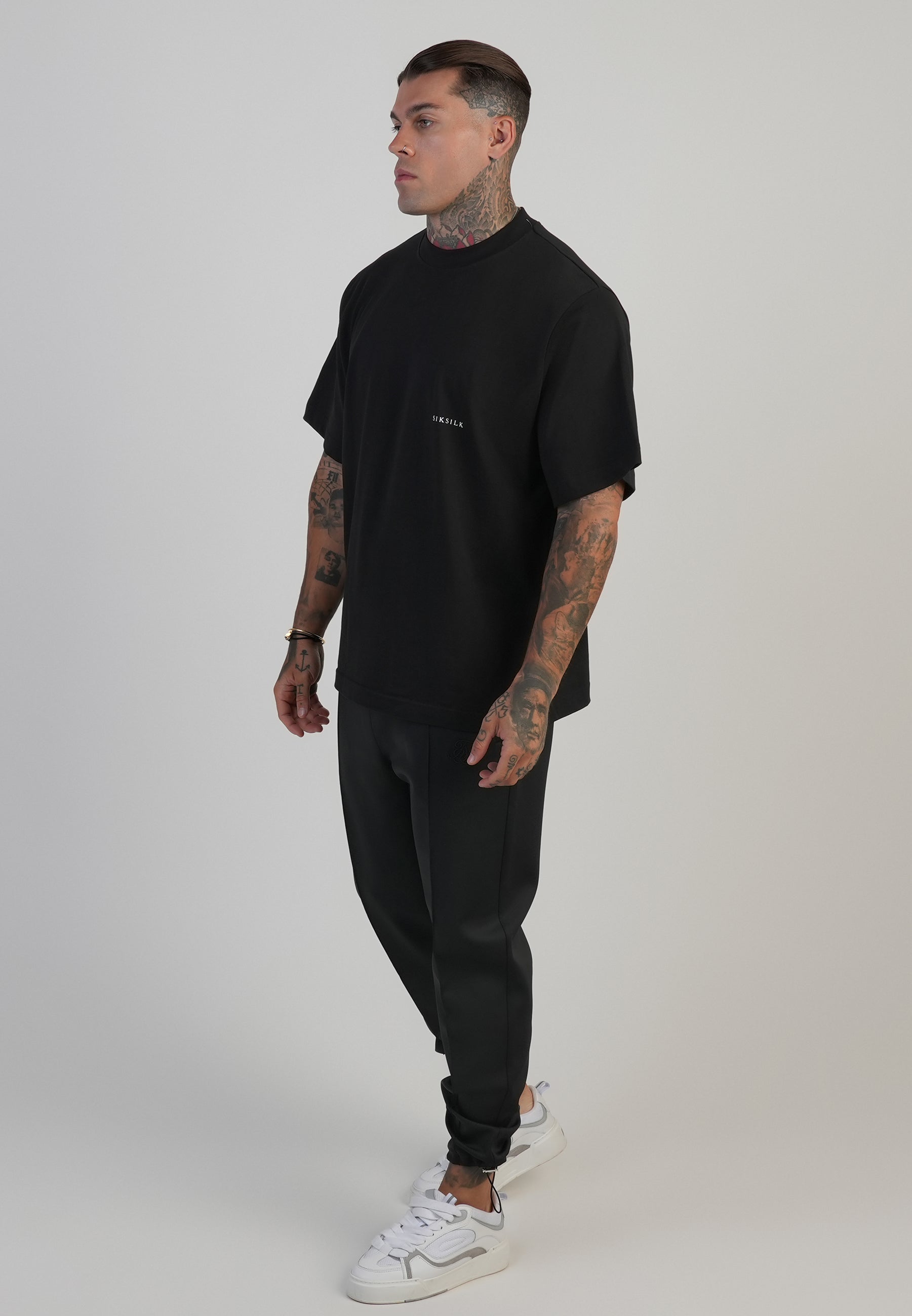 Maglietta grafica in nero Magliette SikSilk