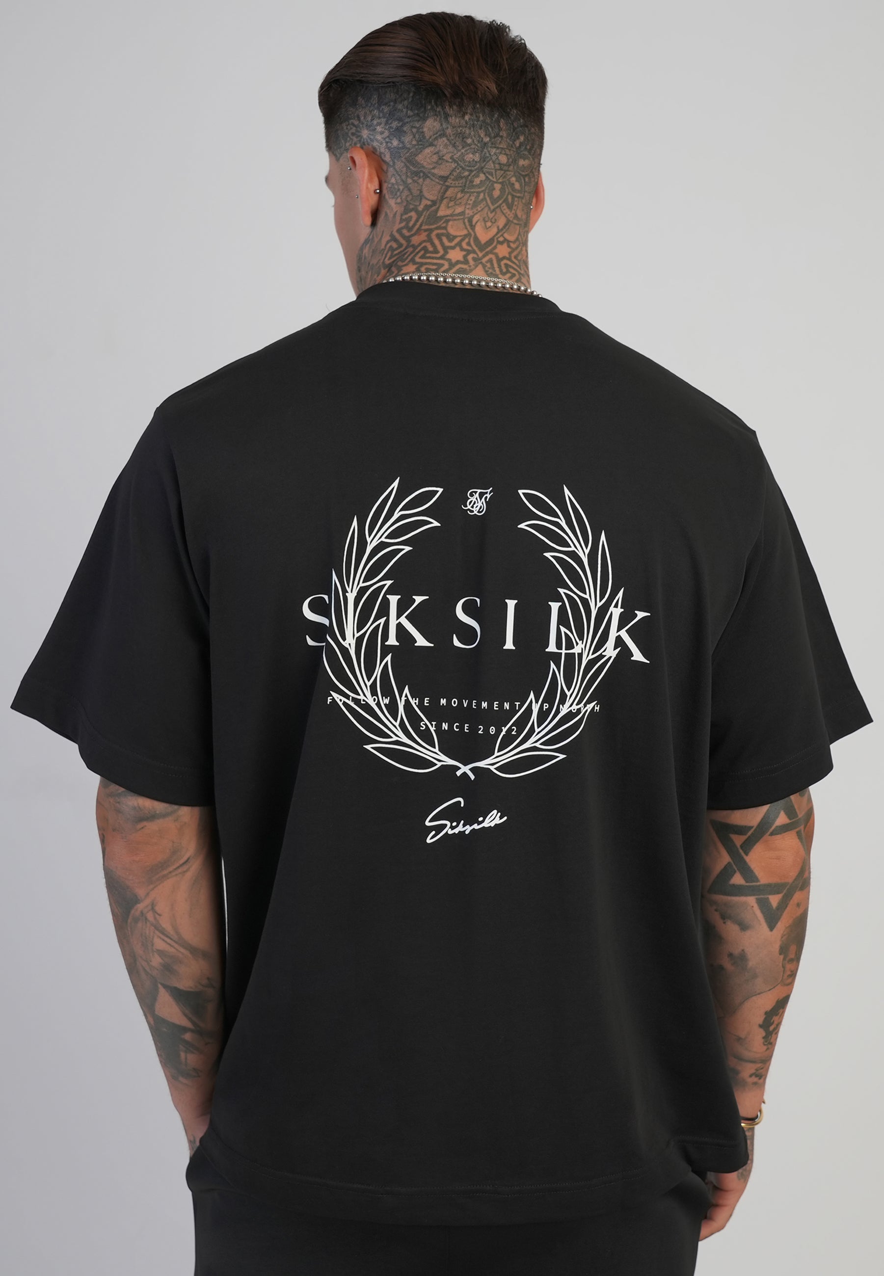 Maglietta grafica in nero Magliette SikSilk