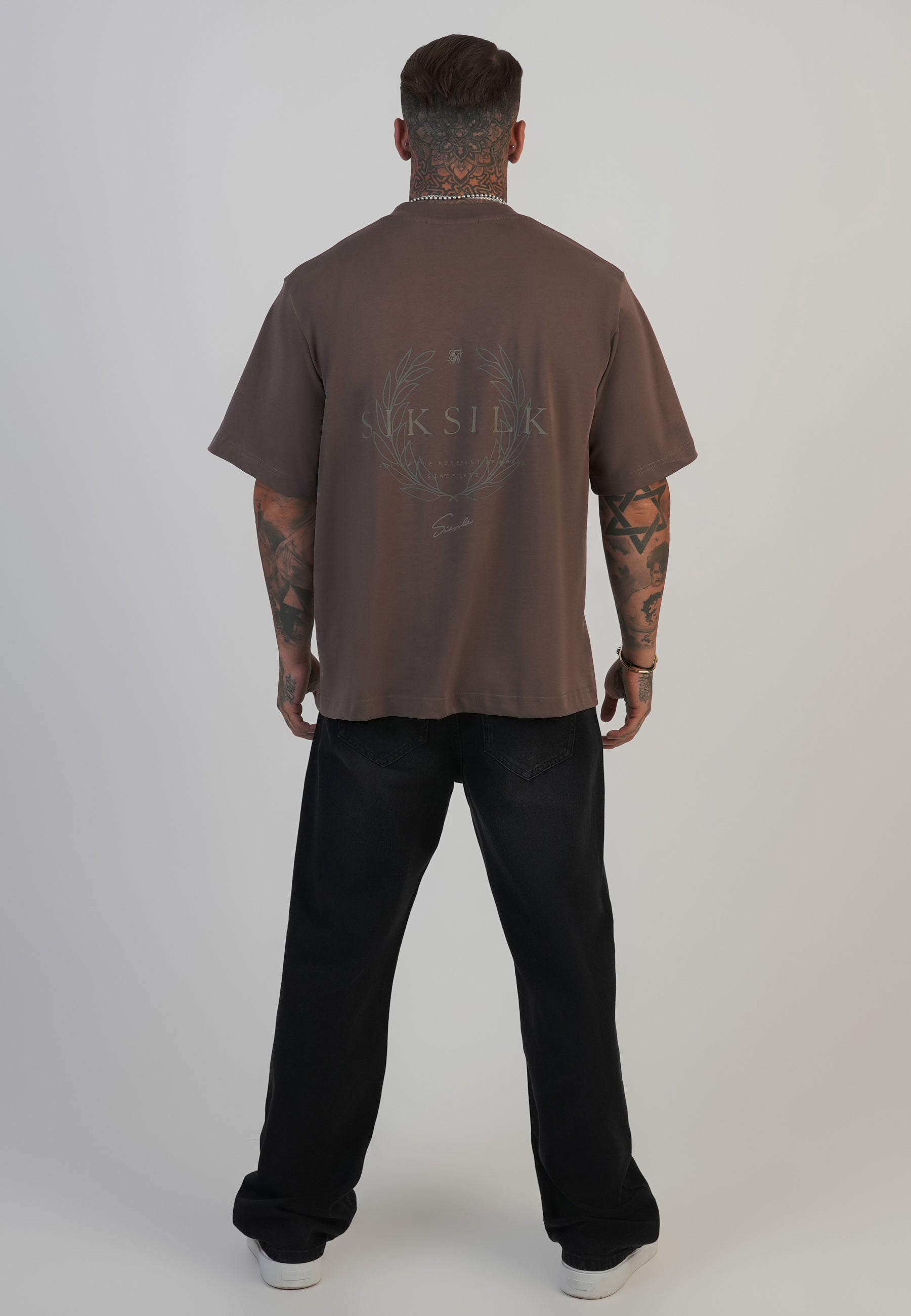 Maglietta grafica in marrone Magliette SikSilk