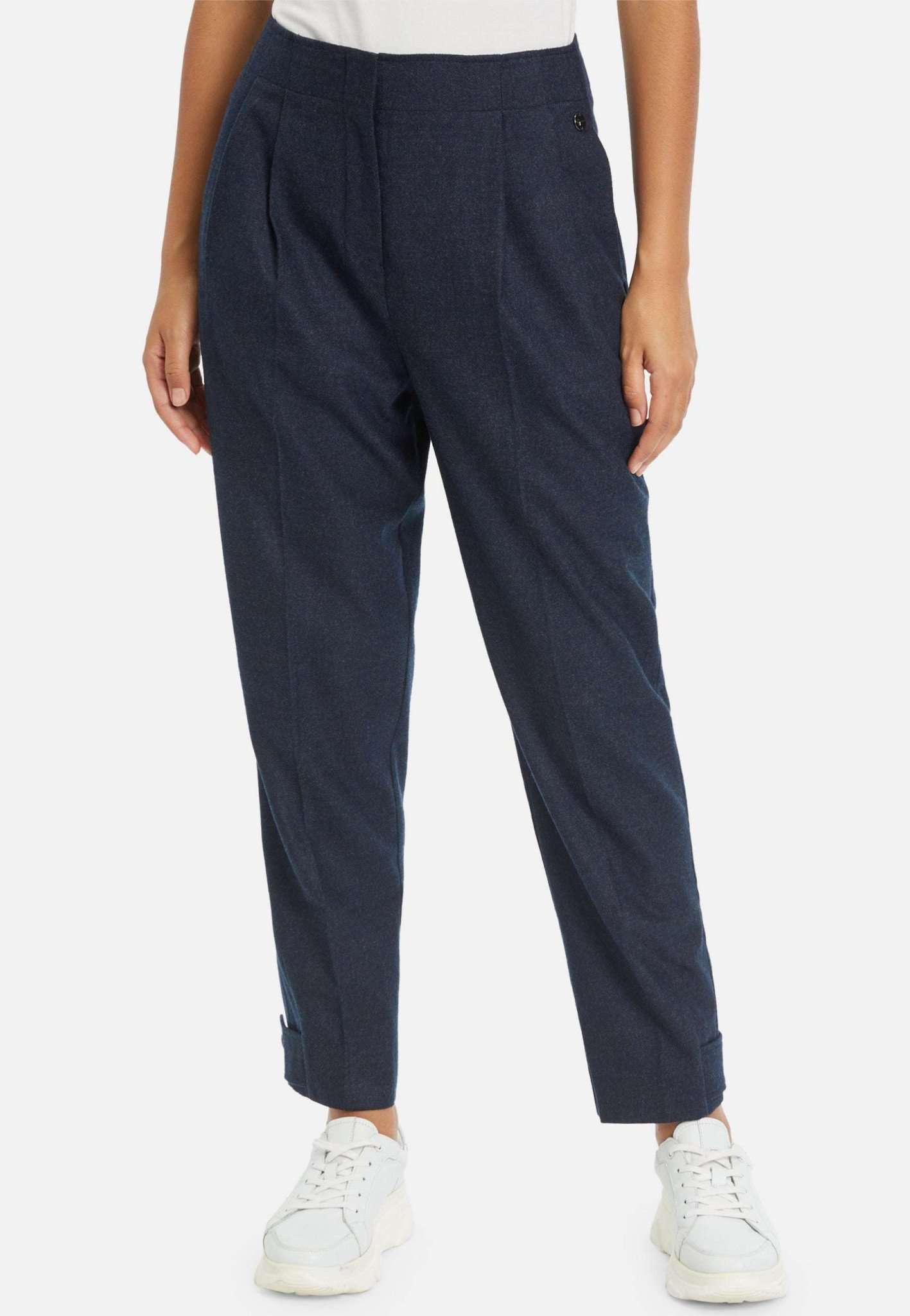 Pantaloni Brenk Loose Carrot Pant in Blueberry Tamaris   