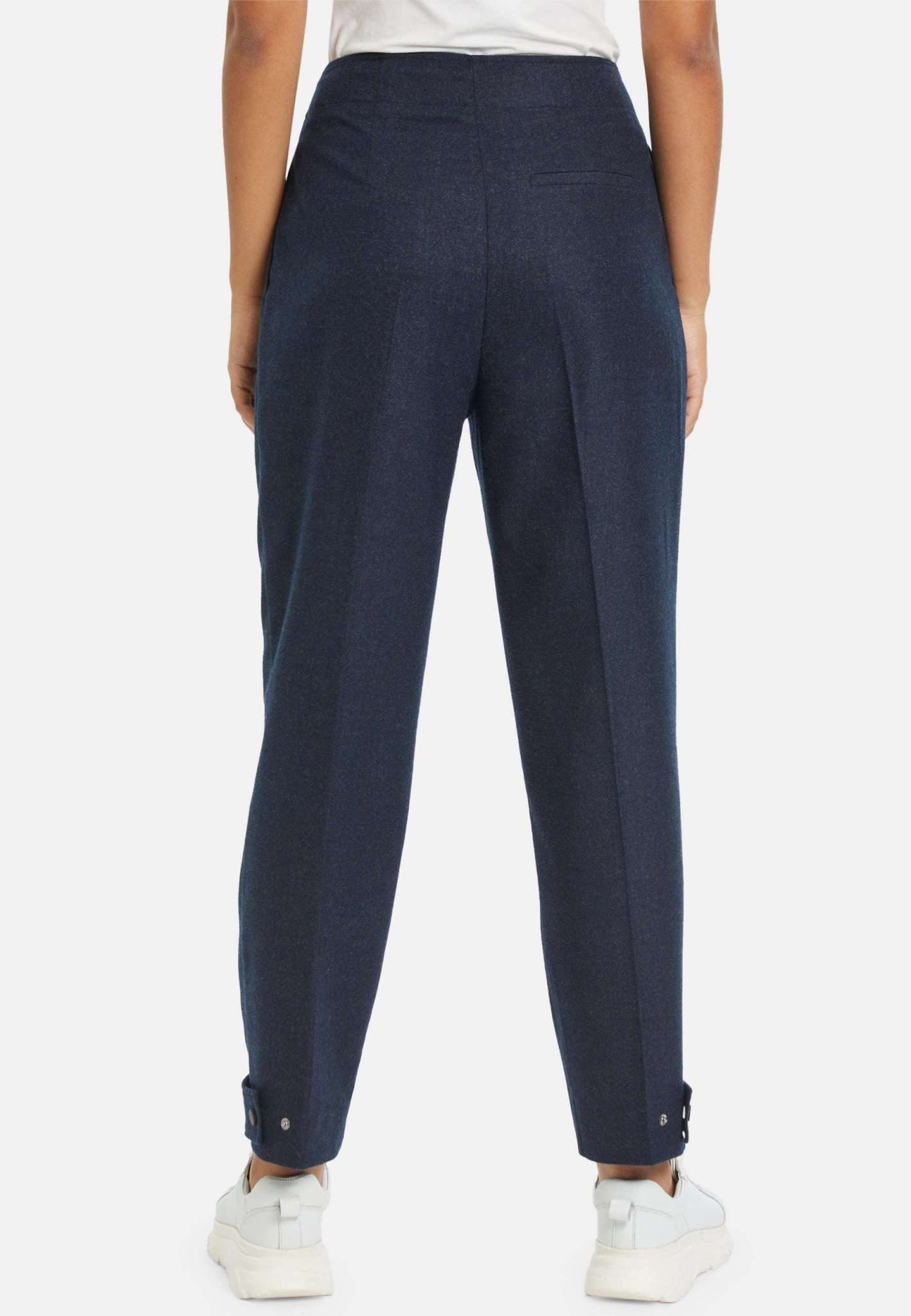 Pantaloni Brenk Loose Carrot Pant in Blueberry Tamaris   