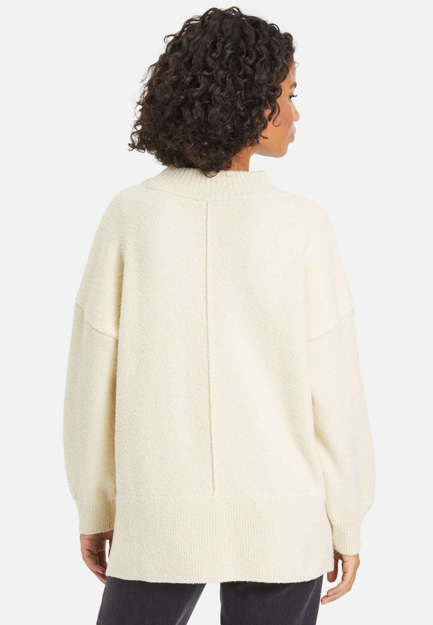 Maglione Barlt in maglia bouclé bianco antico Maglioni Tamaris   