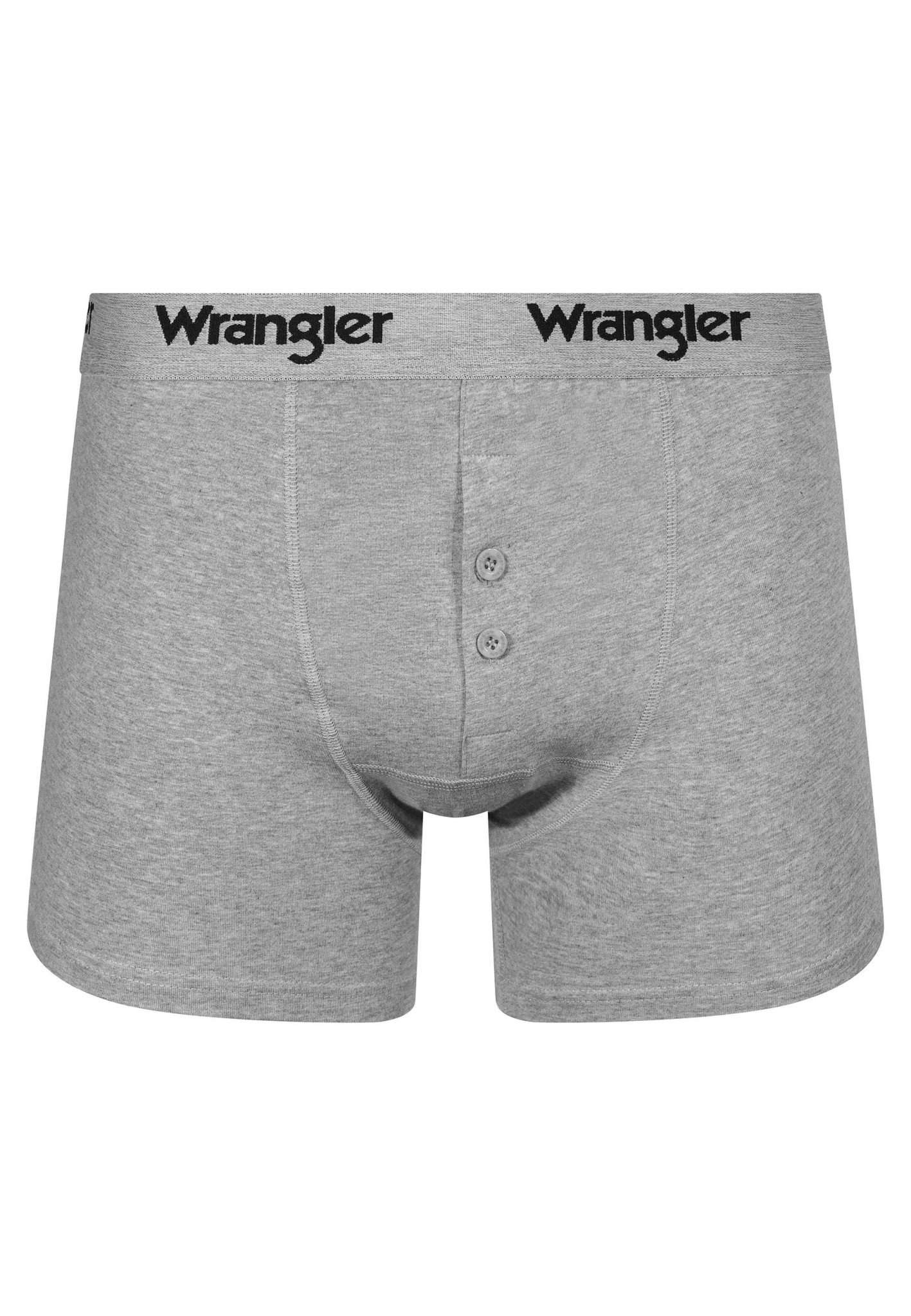 3 confezioni di pantaloni con chiusura a bottone Tait in nero Intimo Wrangler   