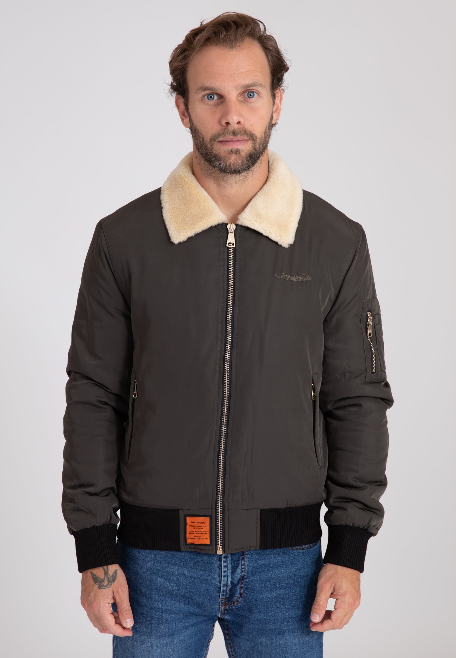 Giacca bomber Versmold M in D.Khaki Jackets Bombers Original   