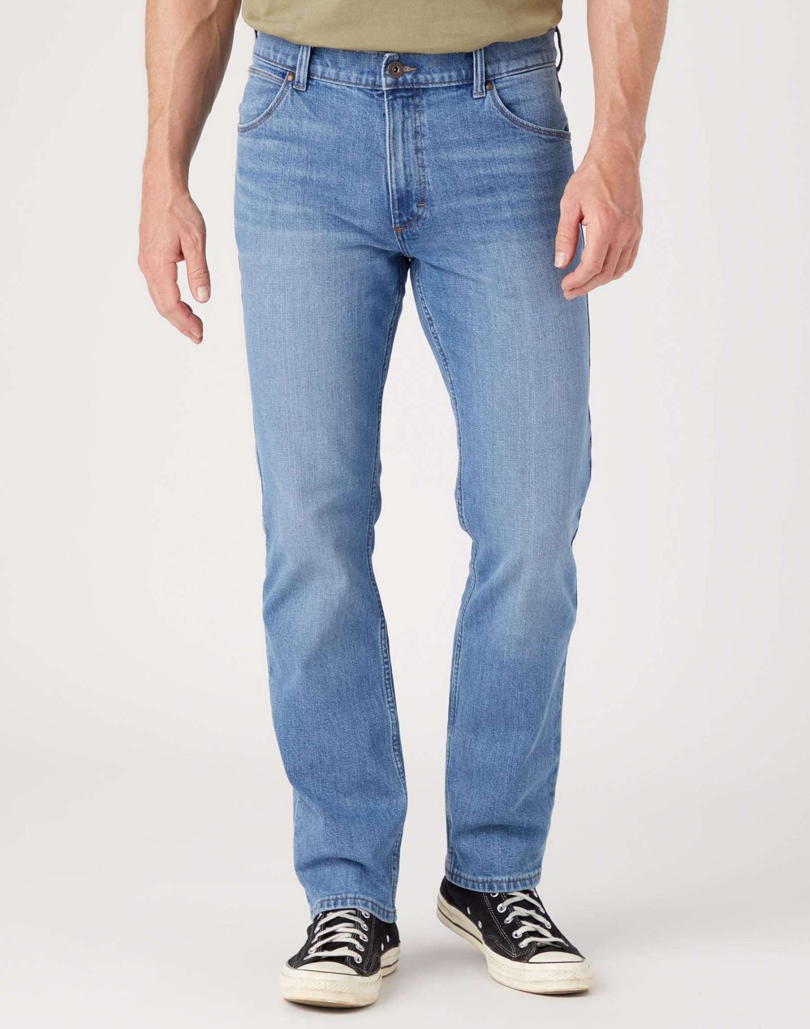 Jeans Regular Low Stretch in Blu Grande Wrangler   