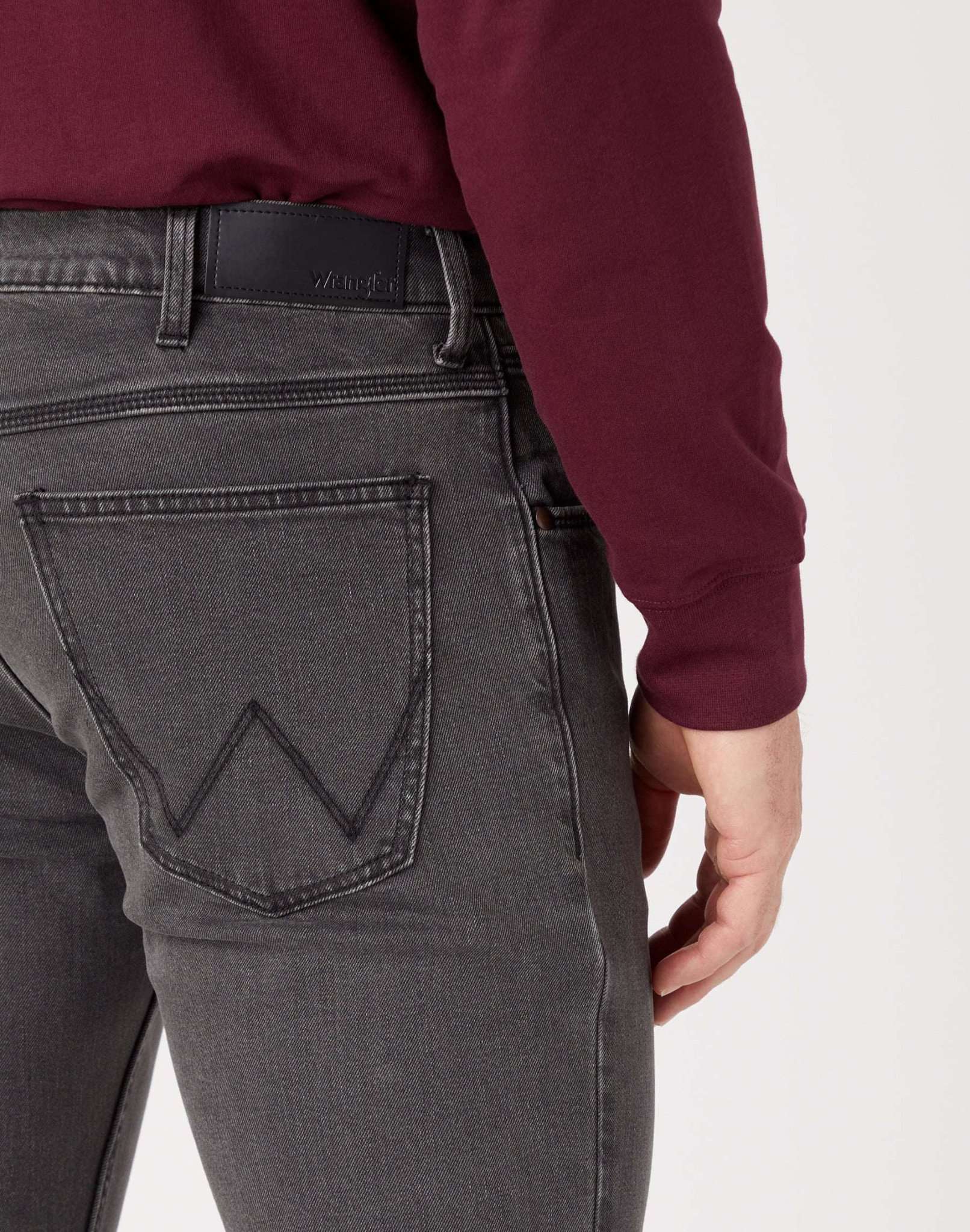 Jeans Regular Low Stretch in Grigio Autentico Wrangler   