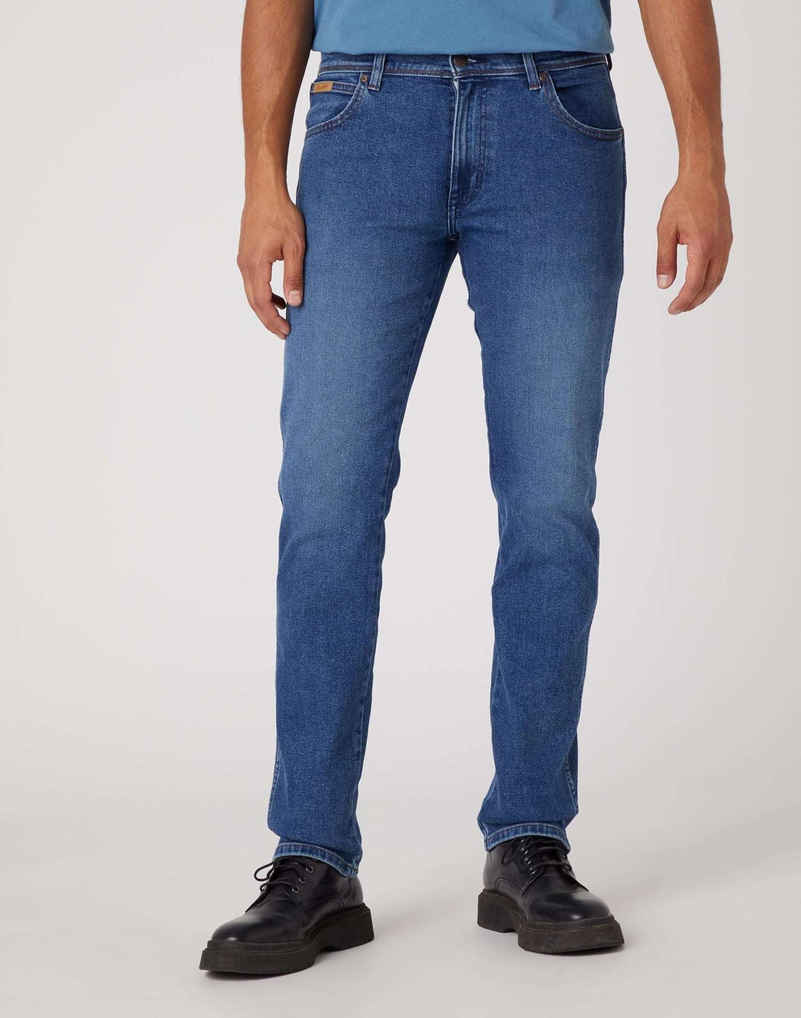 Jeans Texas Slim Low Stretch in Cool Shade Wrangler   