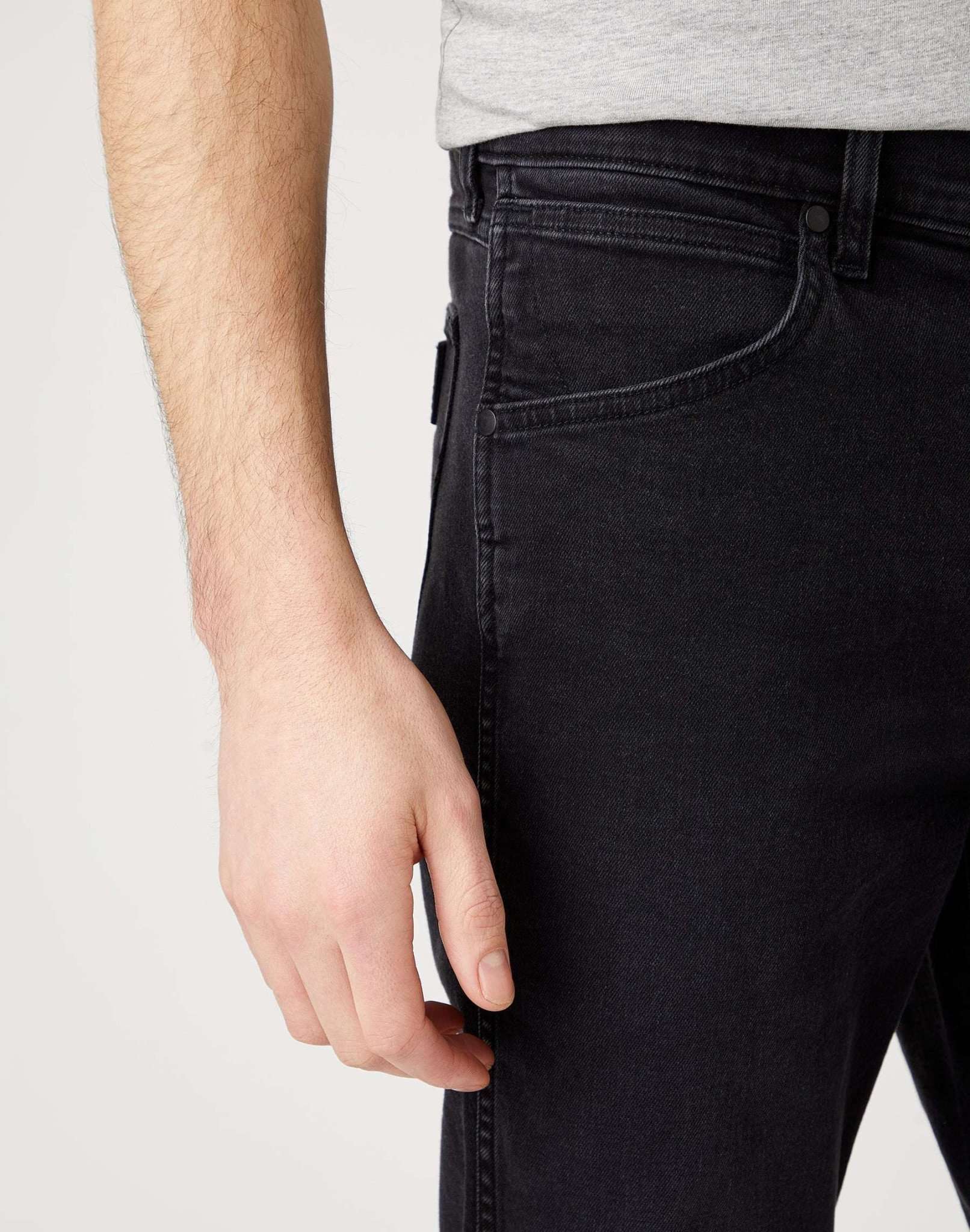 Jeans Greensboro High Stretch in Black Crow Wrangler   