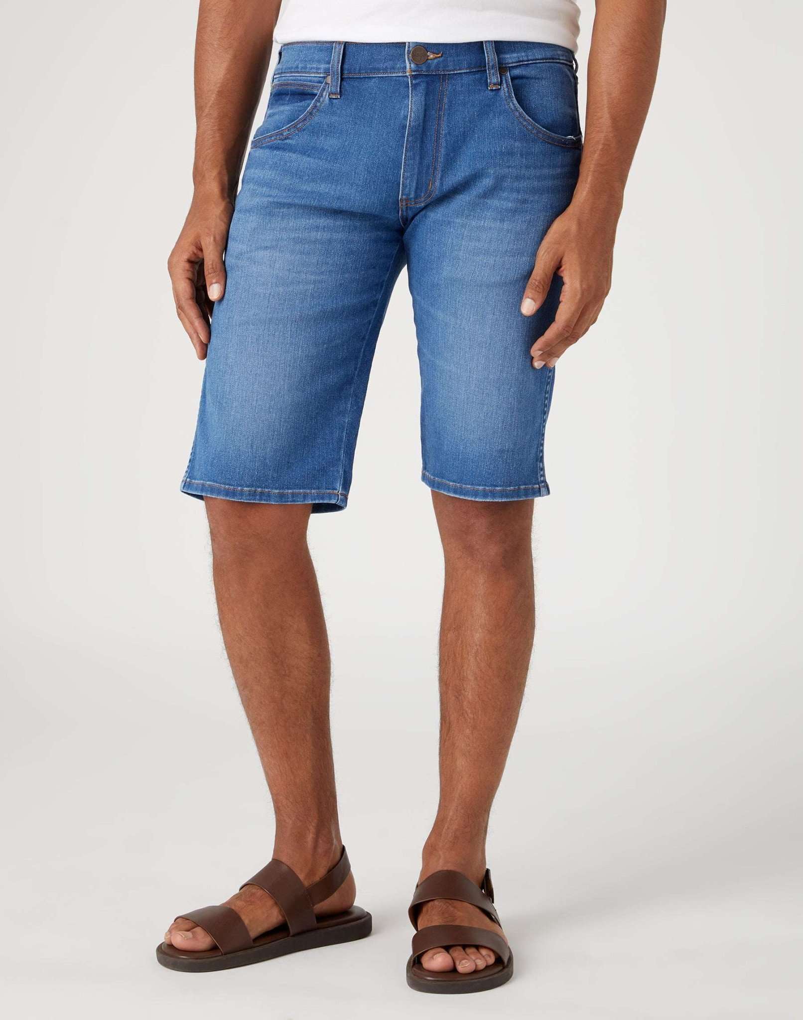 Pantaloncini Colton in Blue Vortex Jean Shorts Wrangler   