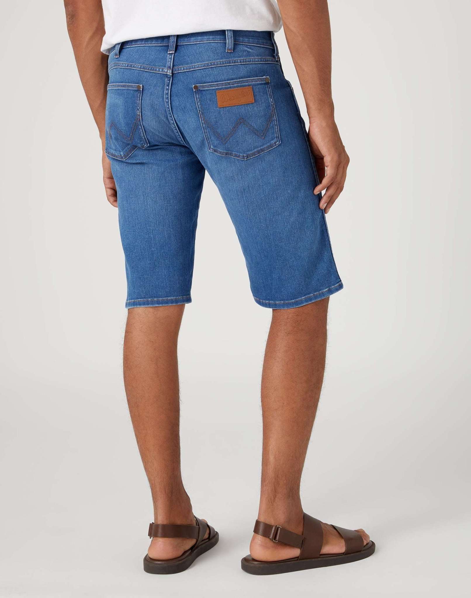 Pantaloncini Colton in Blue Vortex Jean Shorts Wrangler   