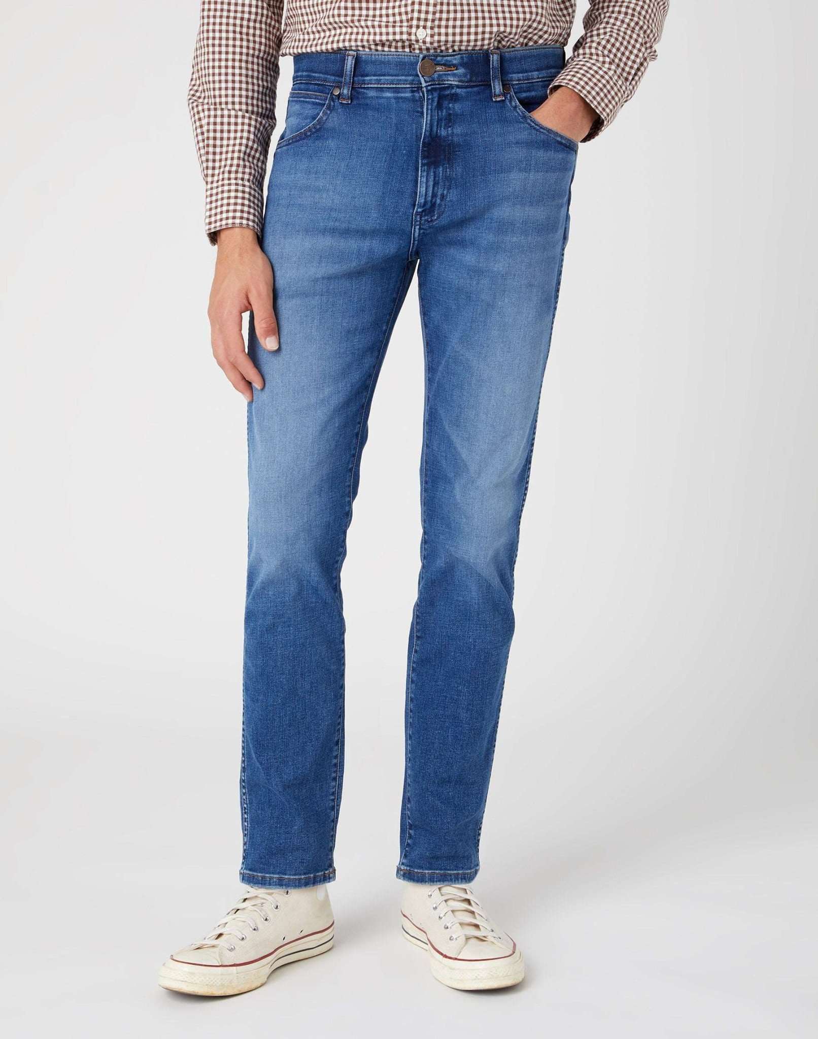 Jeans Larston High Stretch in Rough Rided Wrangler   