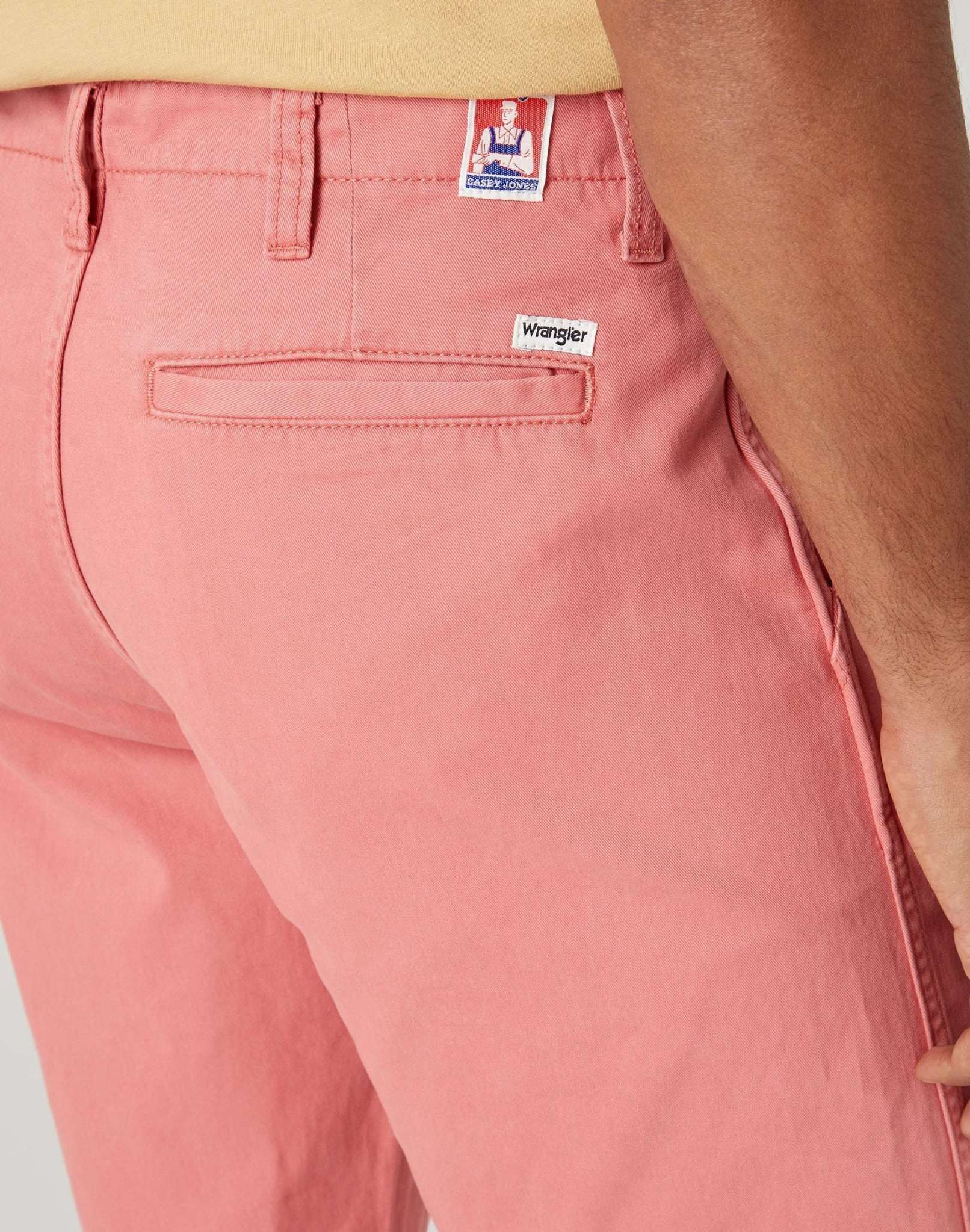 Pantaloncini Chino Casey Jones in rosa sbiadito Wrangler   