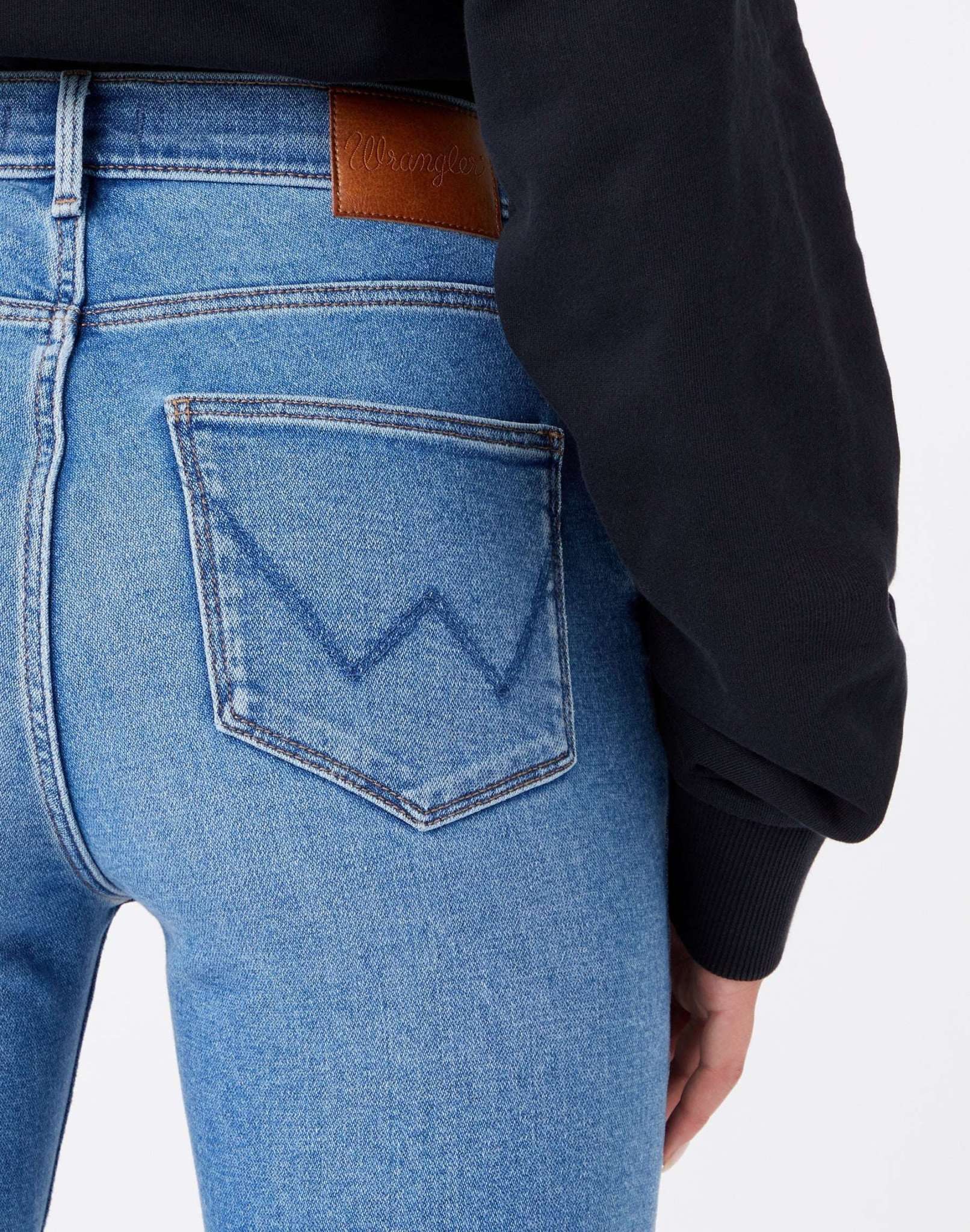 High Rise Jeans skinny in River Jeans Wrangler   