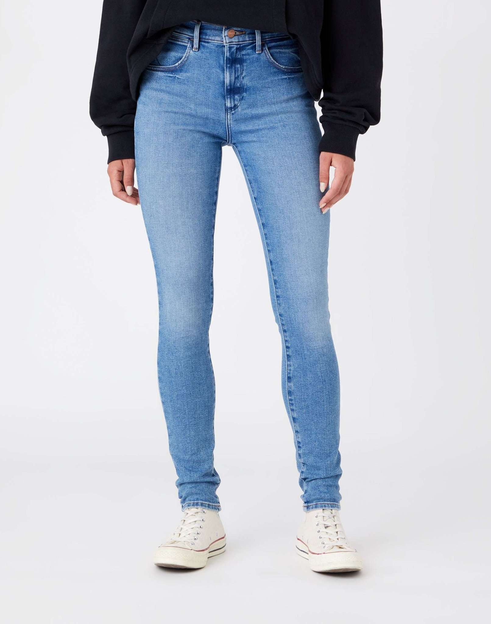 High Rise Jeans skinny in River Jeans Wrangler   