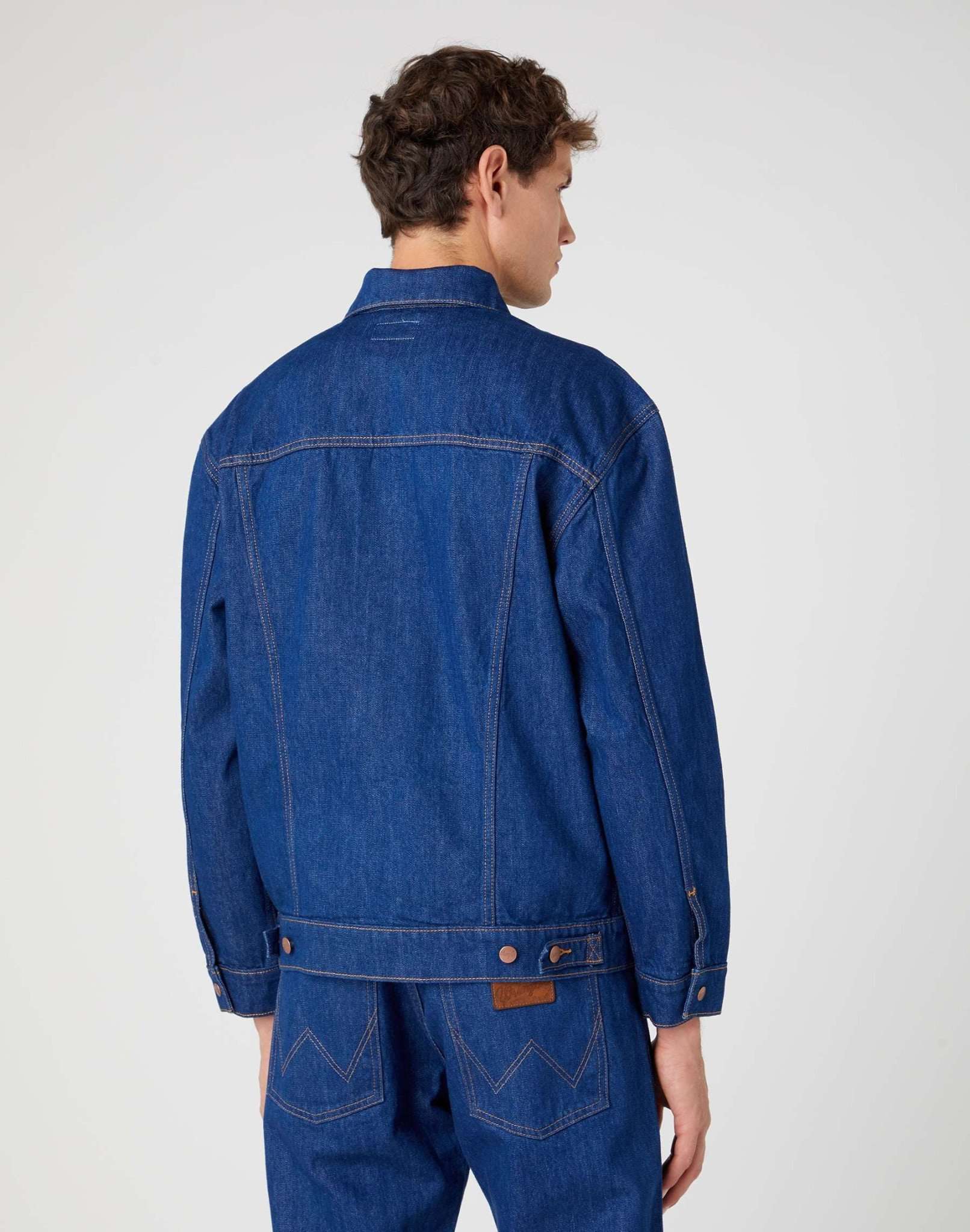 Giacca Anti Fit in Wrangler Blue Jackets Wrangler   