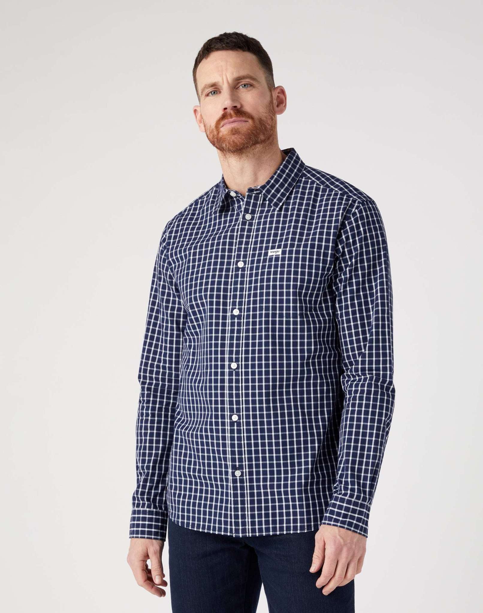 Camicia 1 tasca in True Navy Camicie Wrangler   