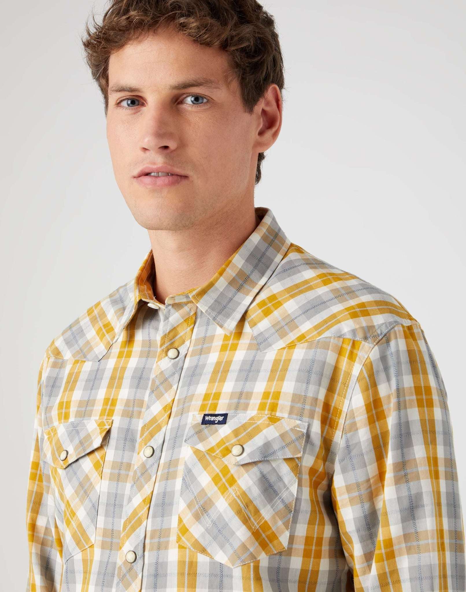 Western Camicia in Wrangler Camicie gialle Wrangler   