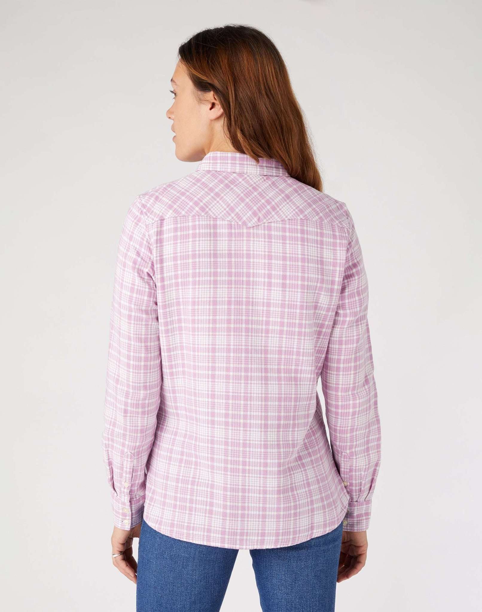 Camicia Slim Reg Western in Smokey Grape Camicie Wrangler   