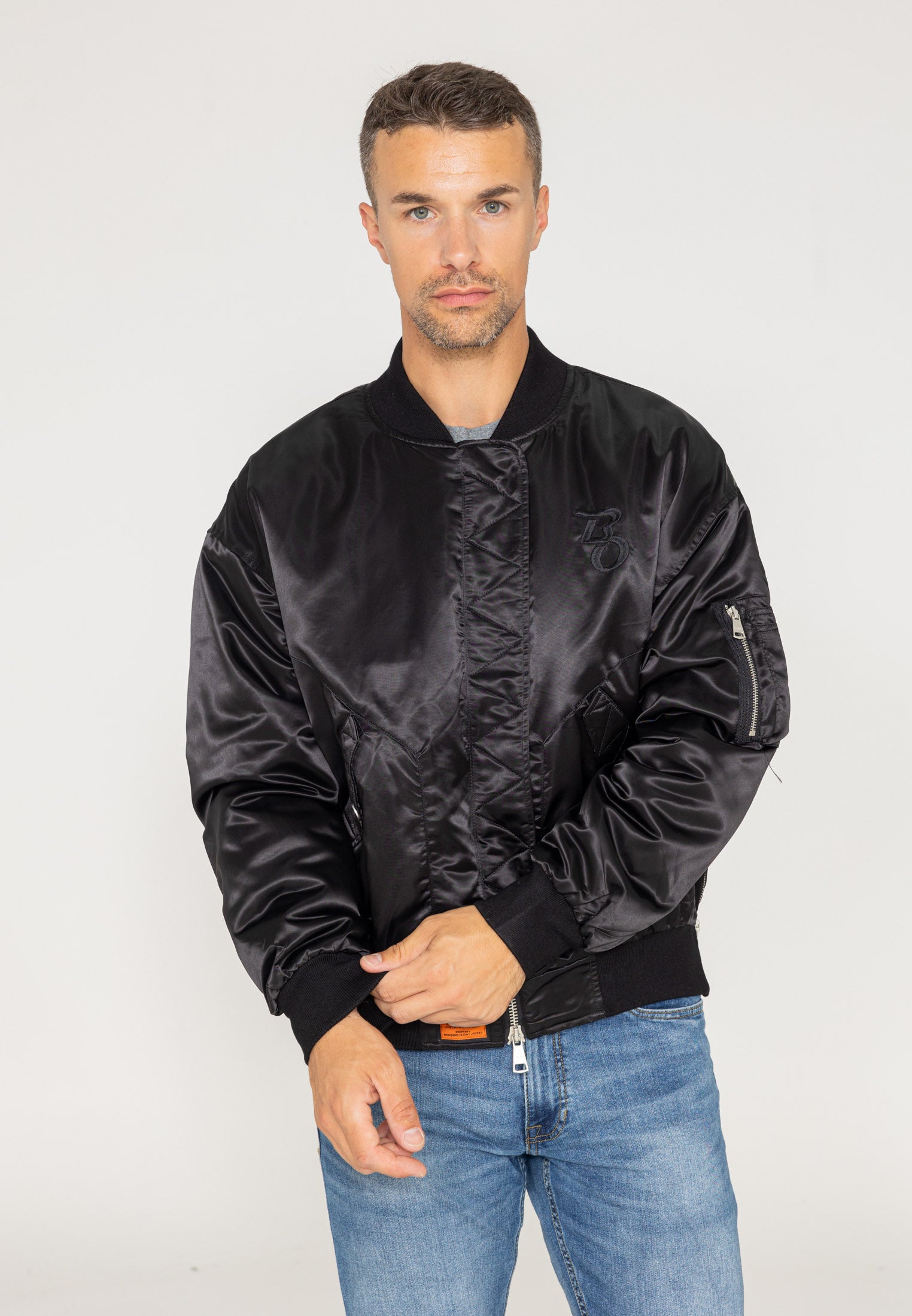 Giacca bomber Wavy U in Black Jackets Bombers Original   