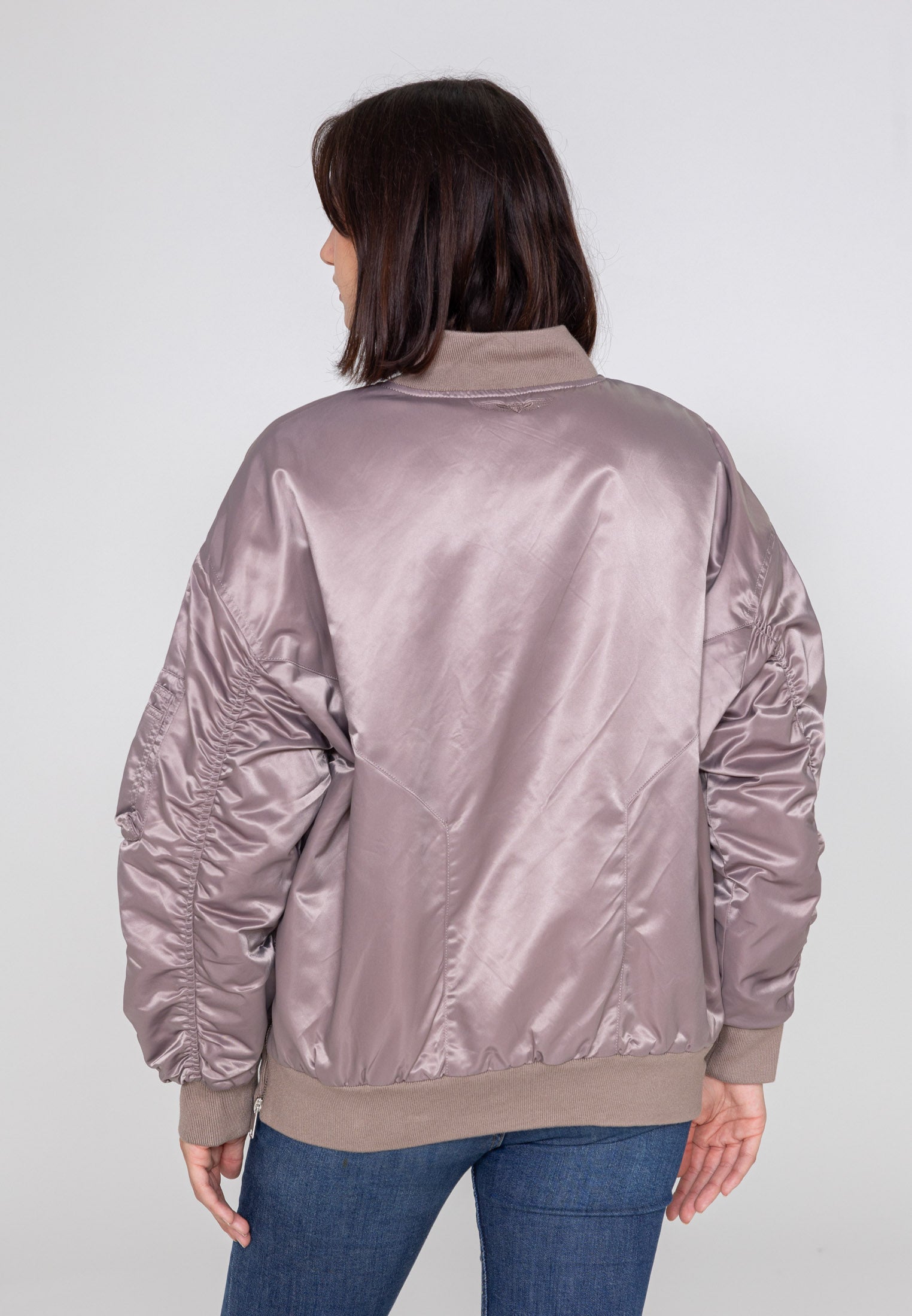 Giacca bomber Wavy U in rosa Bombers Original   