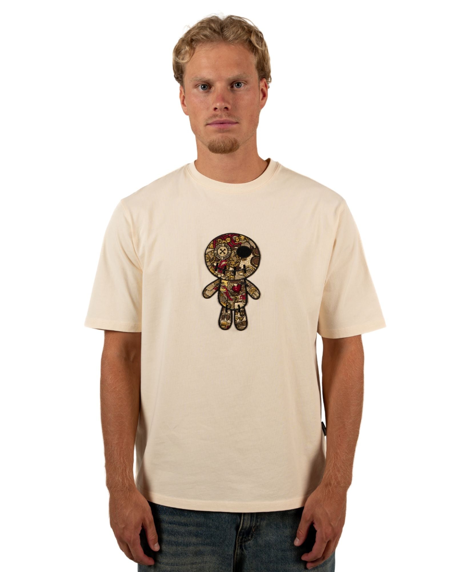 Maglietta Ennis in beige Magliette Wrong Friends