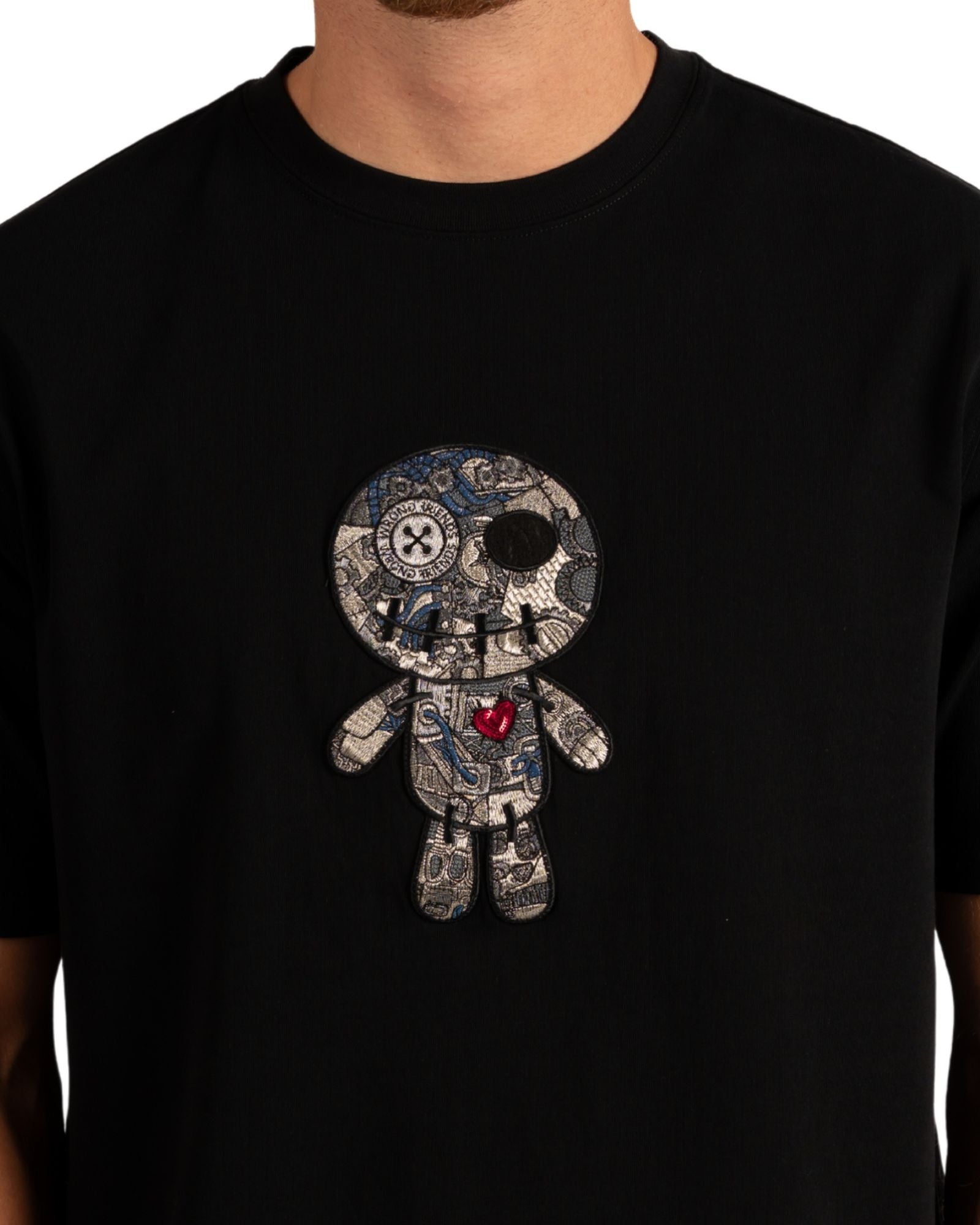 Maglietta Ennis in nero Magliette Wrong Friends