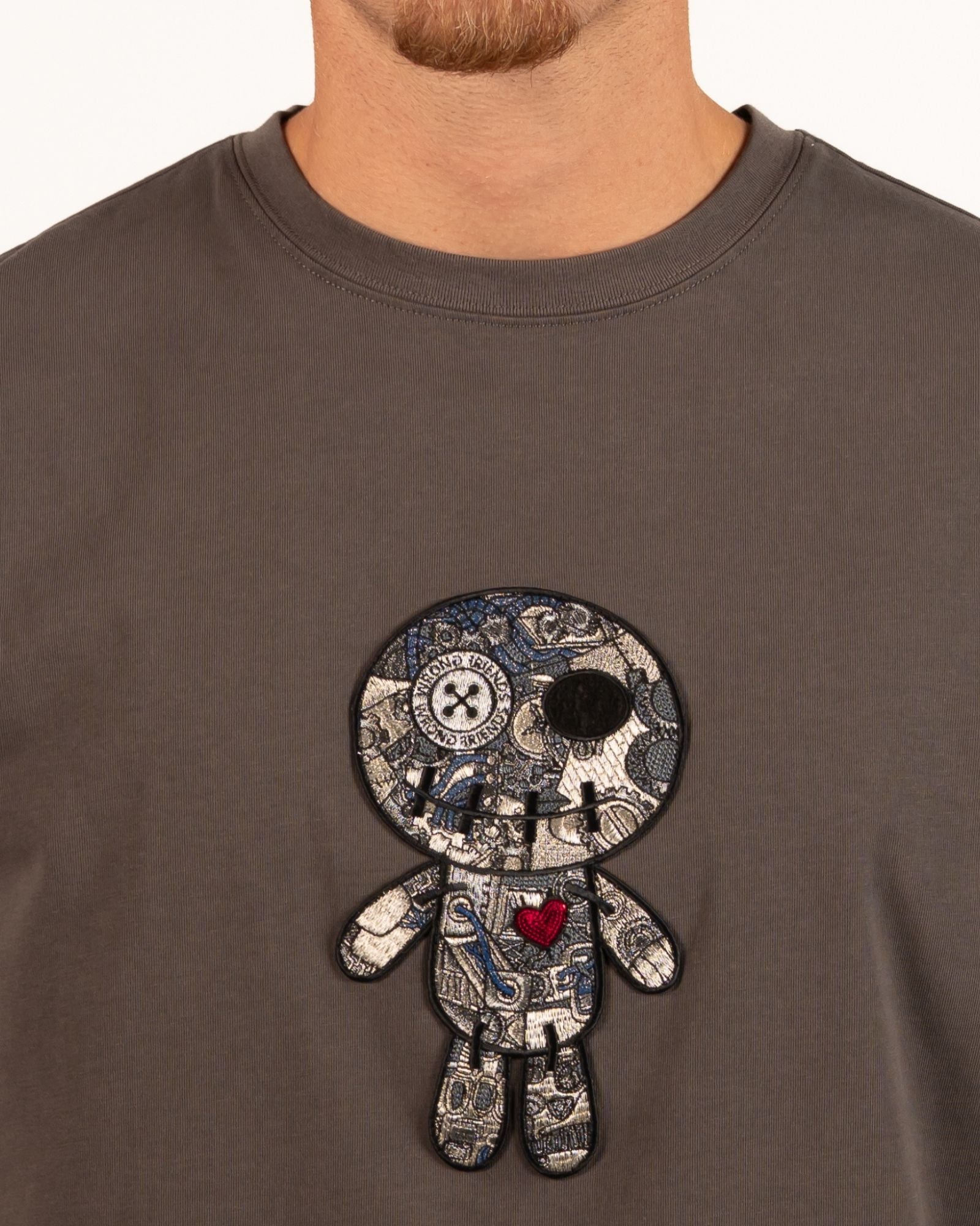 Maglietta Ennis in grigio Magliette Wrong Friends