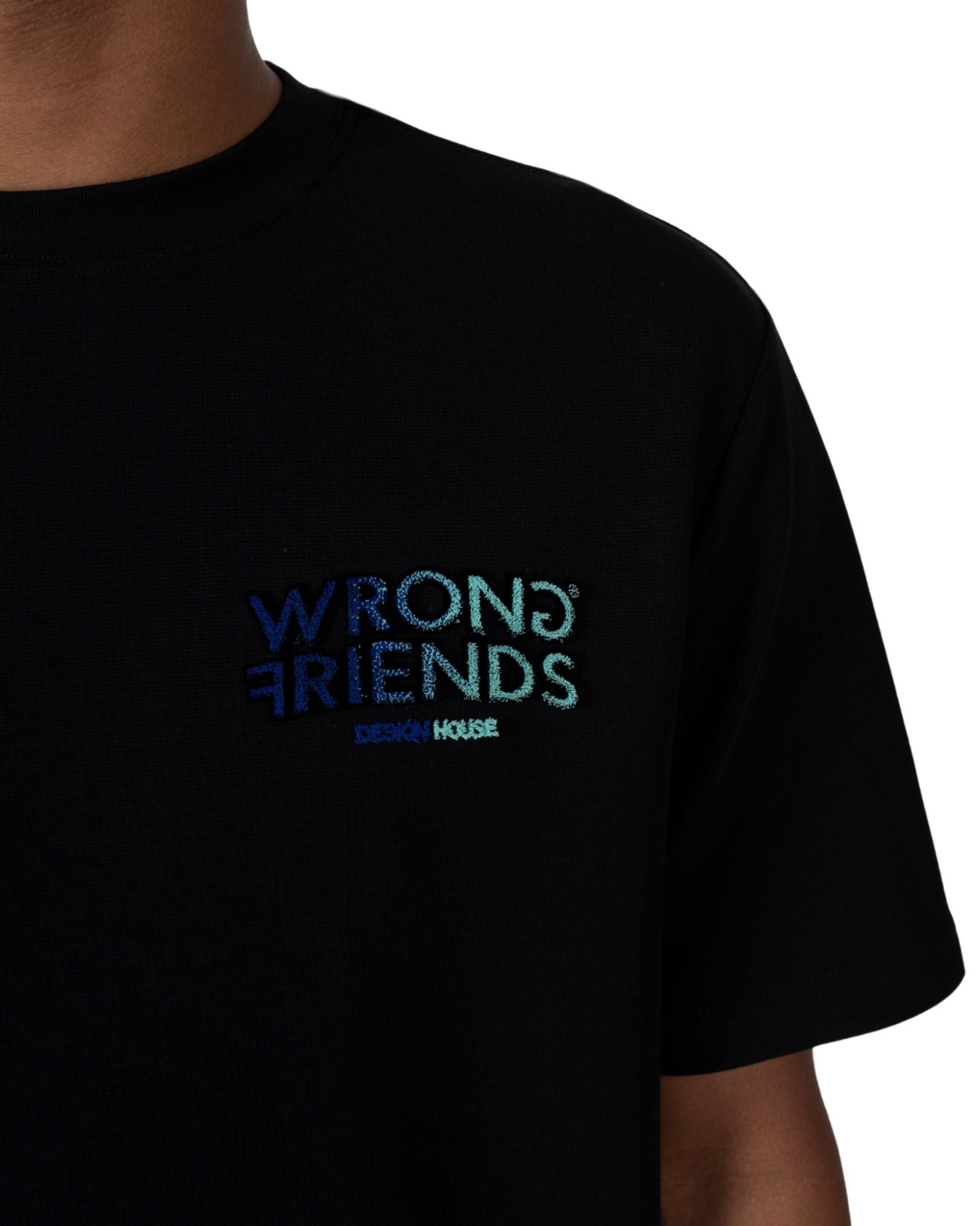 Maglietta Simi Valley in nero/blu Magliette Wrong Friends