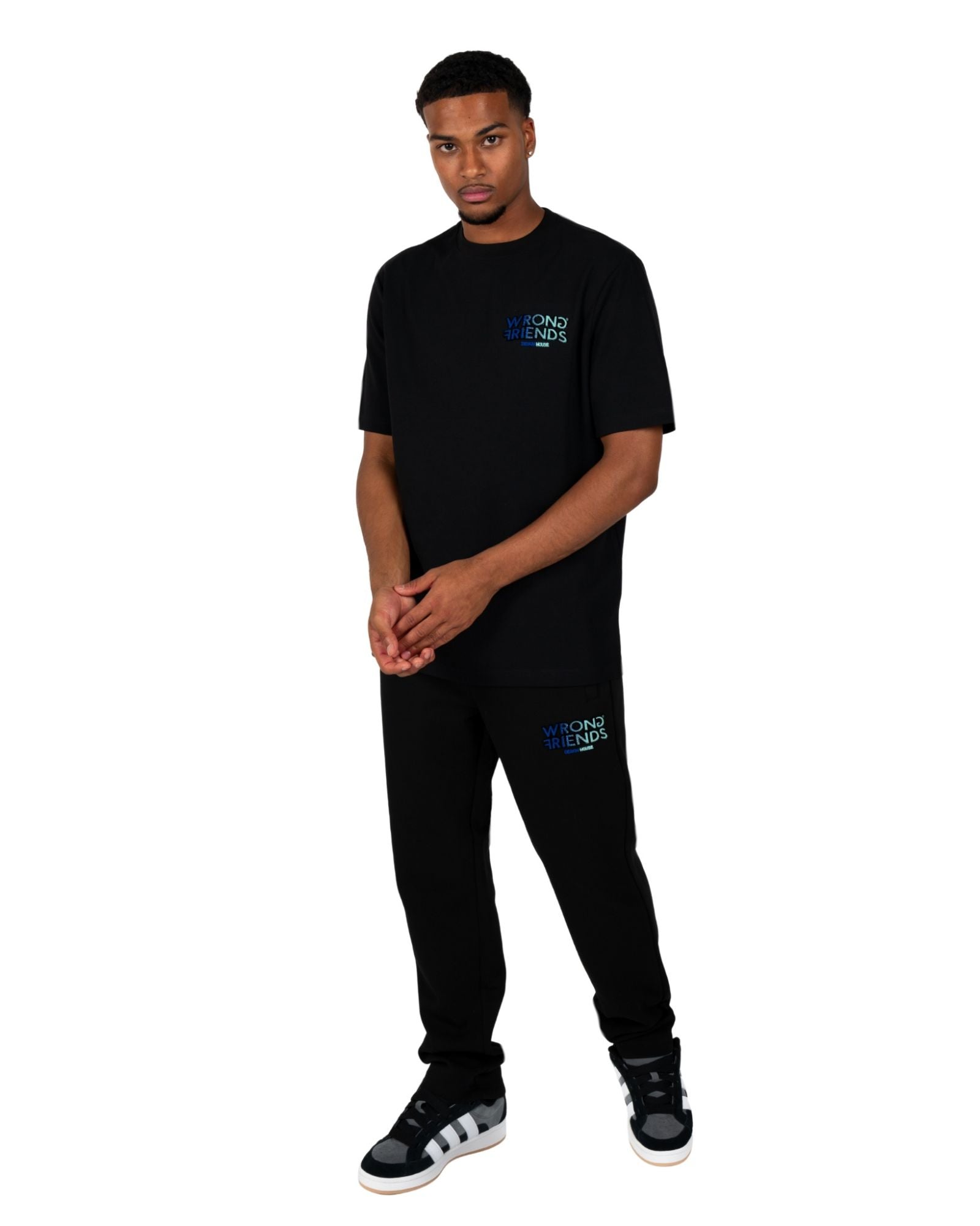 Maglietta Simi Valley in nero/blu Magliette Wrong Friends