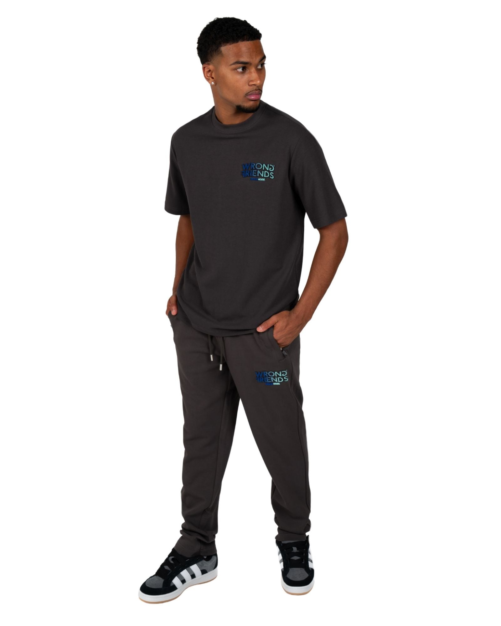 Maglietta Simi Valley in grigio/blu Magliette Wrong Friends